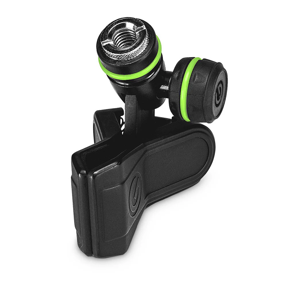 Gravity MSUCLMP Universal Adjustable Plastic Clamp/Clip Adapter For Microphone - Image 2