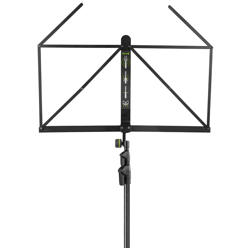 Gravity NS441 Folding 138.5cm Music Stand with Carry Bag Black - Image 2