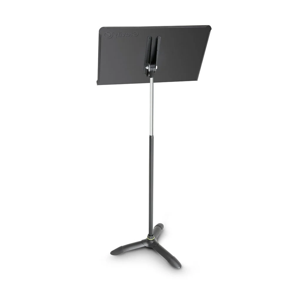 Gravity NSORC1 Orchestra 120cm Music Stand with Aluminium Desk Black - Image 2