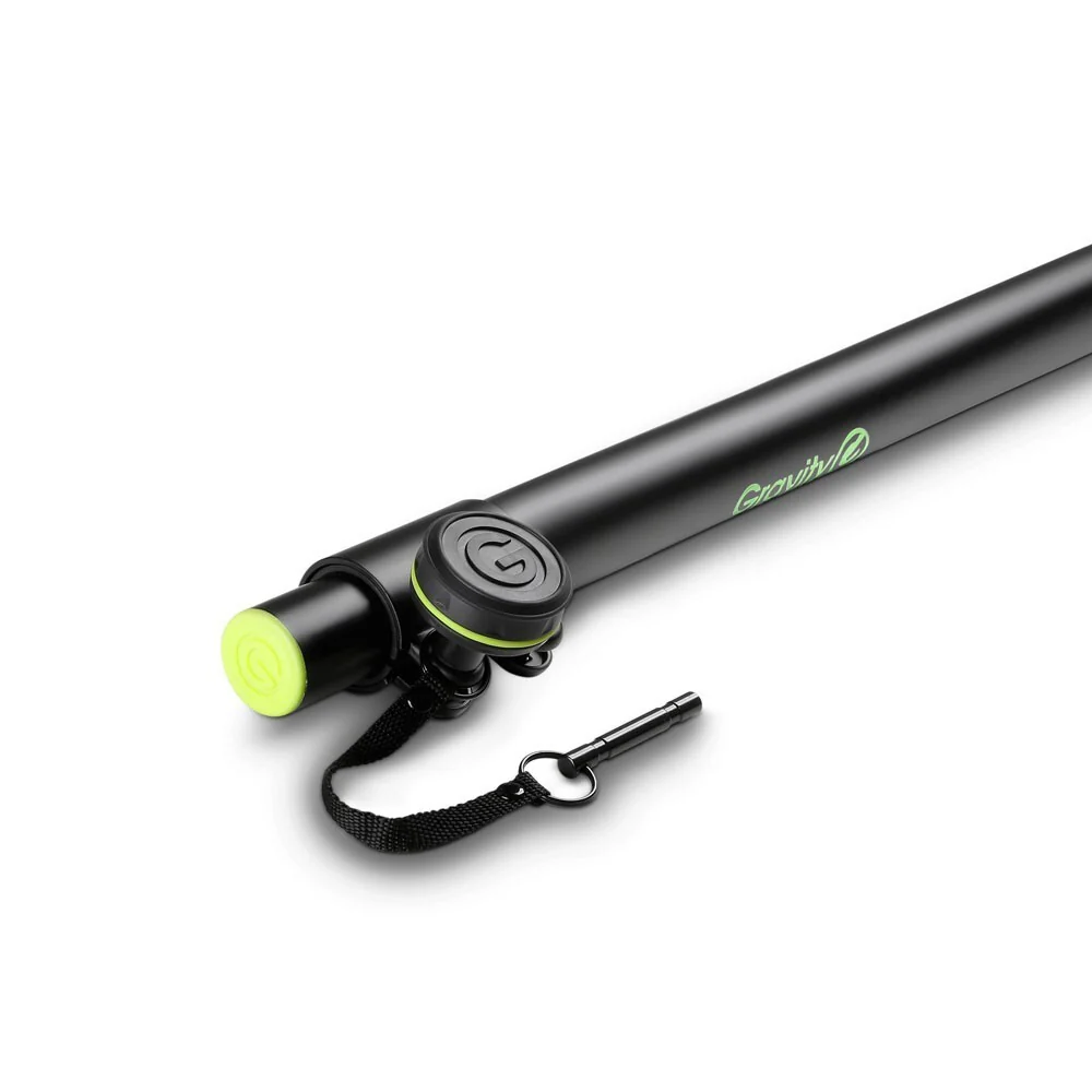 Gravity SP2332B Adjustable Steel Pole/Stand 35mm to M20 1400mm For Speaker Black - Image 3