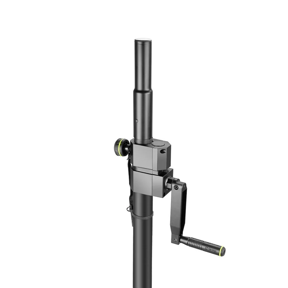 Gravity SP2472B Adjustable Pole Extension with Crank 35mm to M20 Black - Image 3