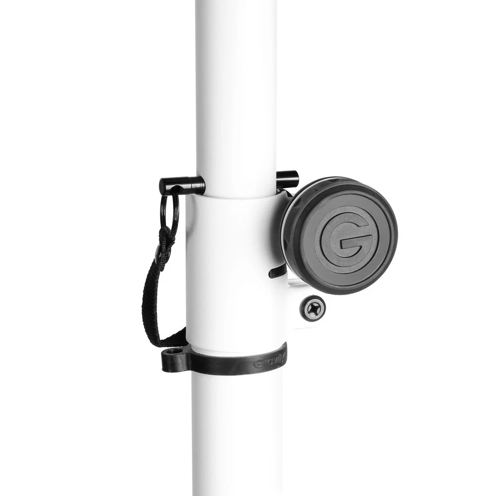 Gravity SP5211W Aluminium 195cm Tripod Stand Mount Holder For Speaker White - Image 4