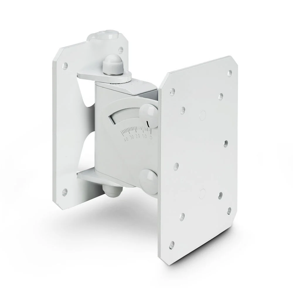 Gravity SPWMBS20B Tilt and Swivel Steel Wall Mount Holder For Speaker 20KG (White)