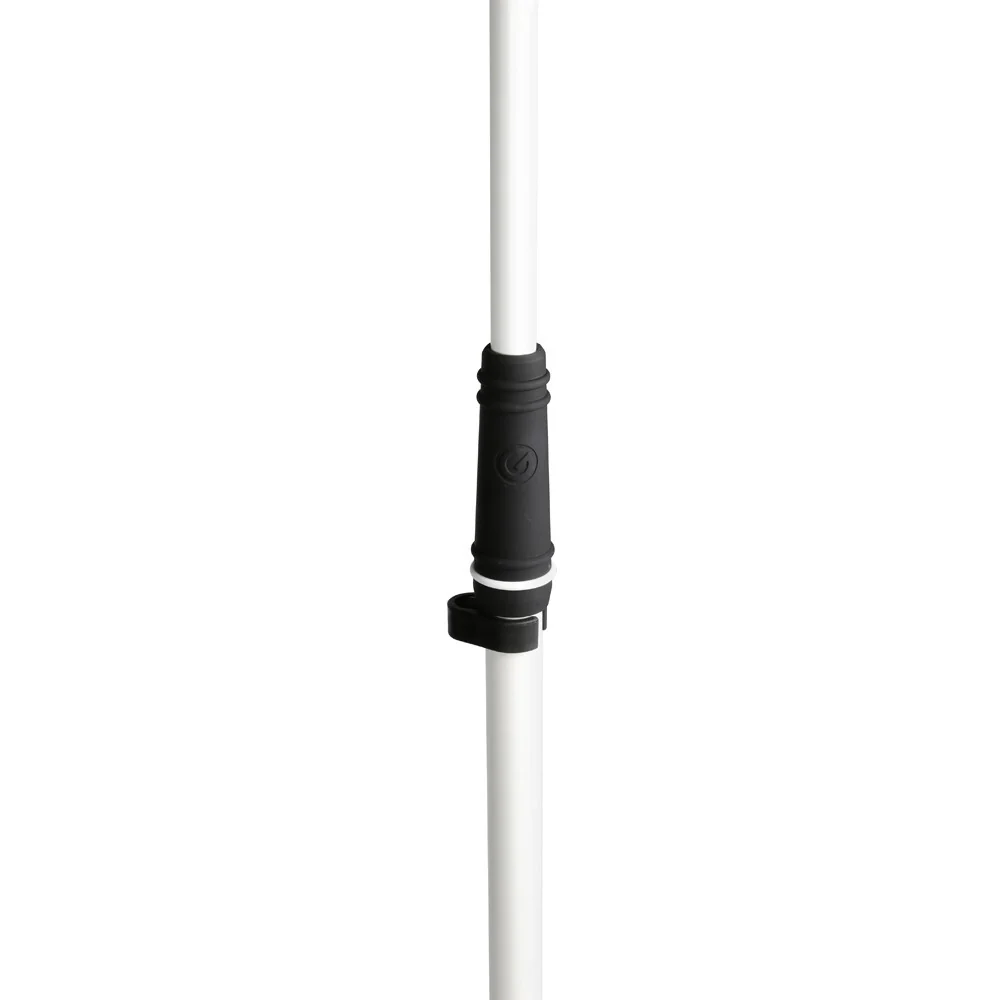 Gravity Straight Mic Stand with Round Base 160cm (White) - Image 3