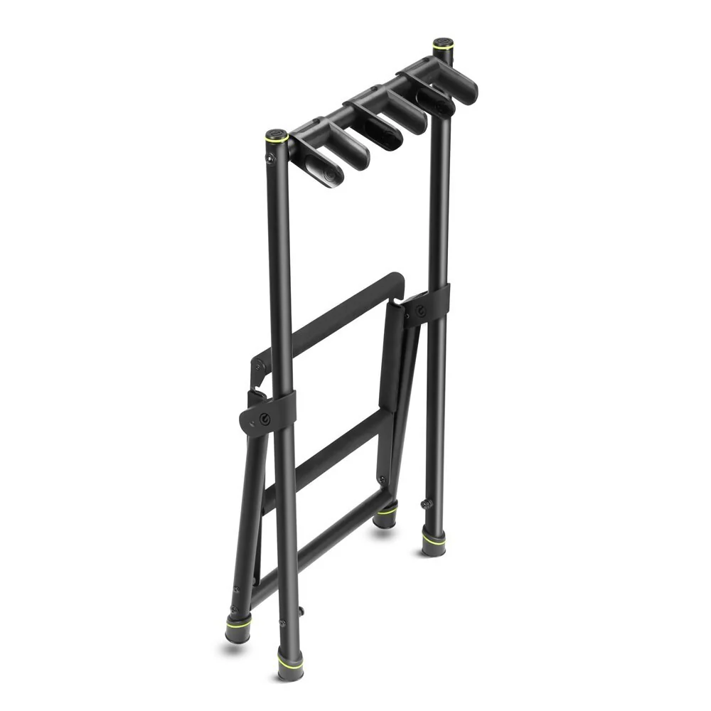Gravity VARIG3 Multiple 3-Rack Stand Storage For Acoustic/Bass Guitar Black - Image 2