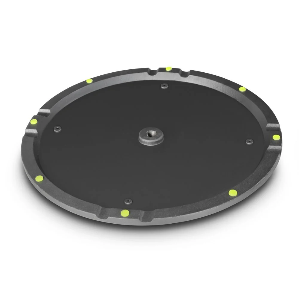 Gravity WB123B 9kg Round Cast Iron Base & Weight Plate/Disc Stand For M20 Poles - Image 2