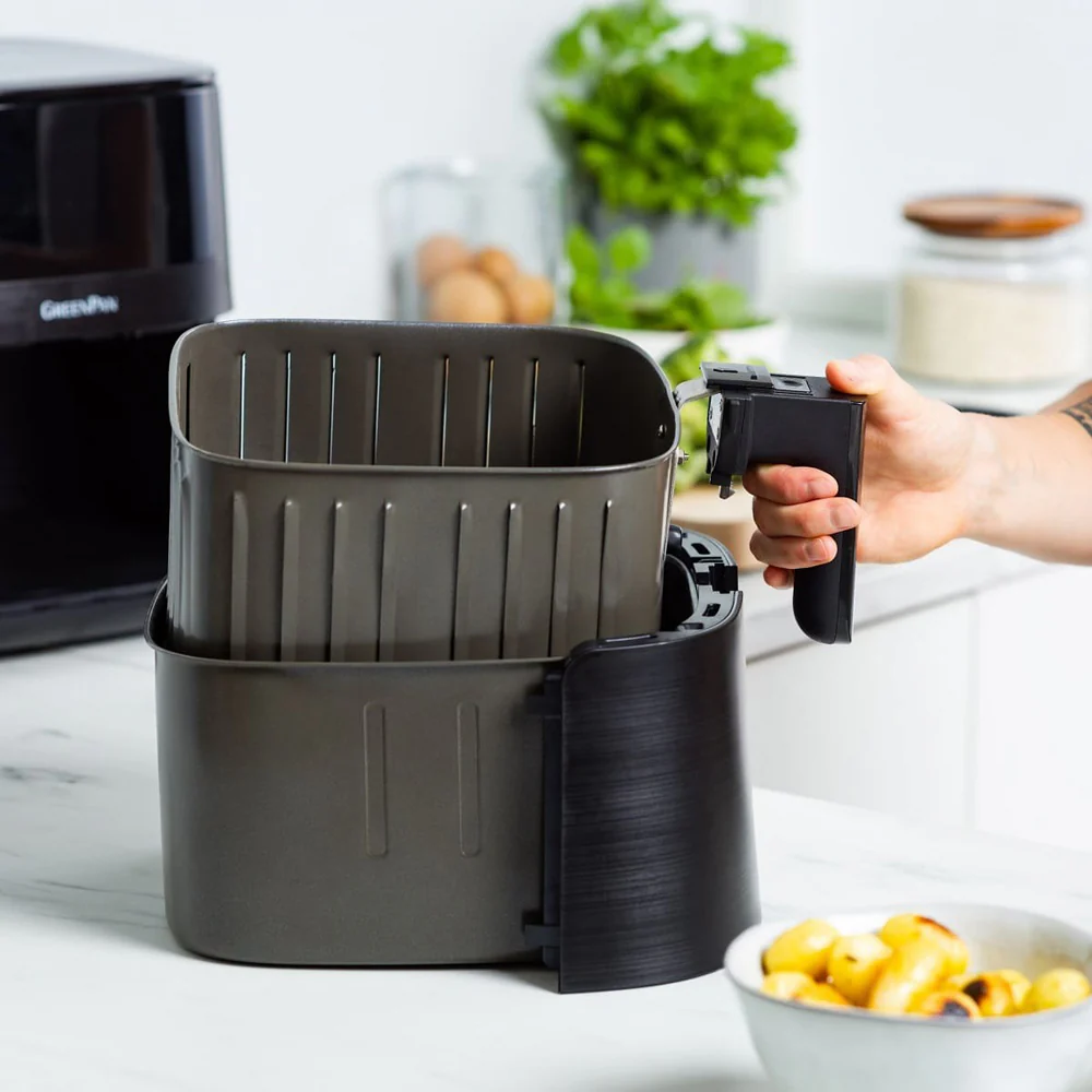 GreenPan Bistro 1 Basket Electric Airfryer Home Benchtop Kitchen Cookware - Image 6