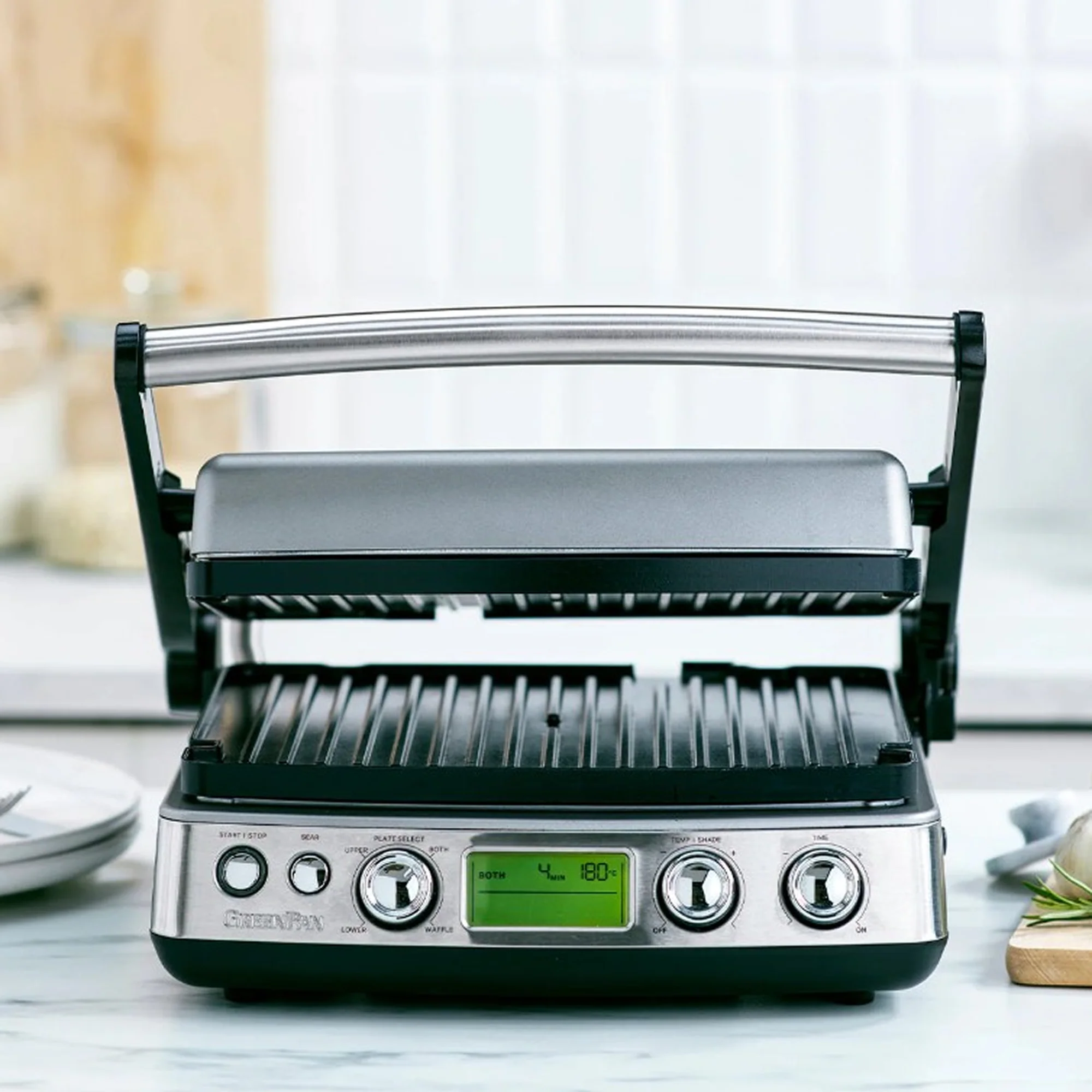 Greenpan Stainless Steel Contact Grill - Image 3