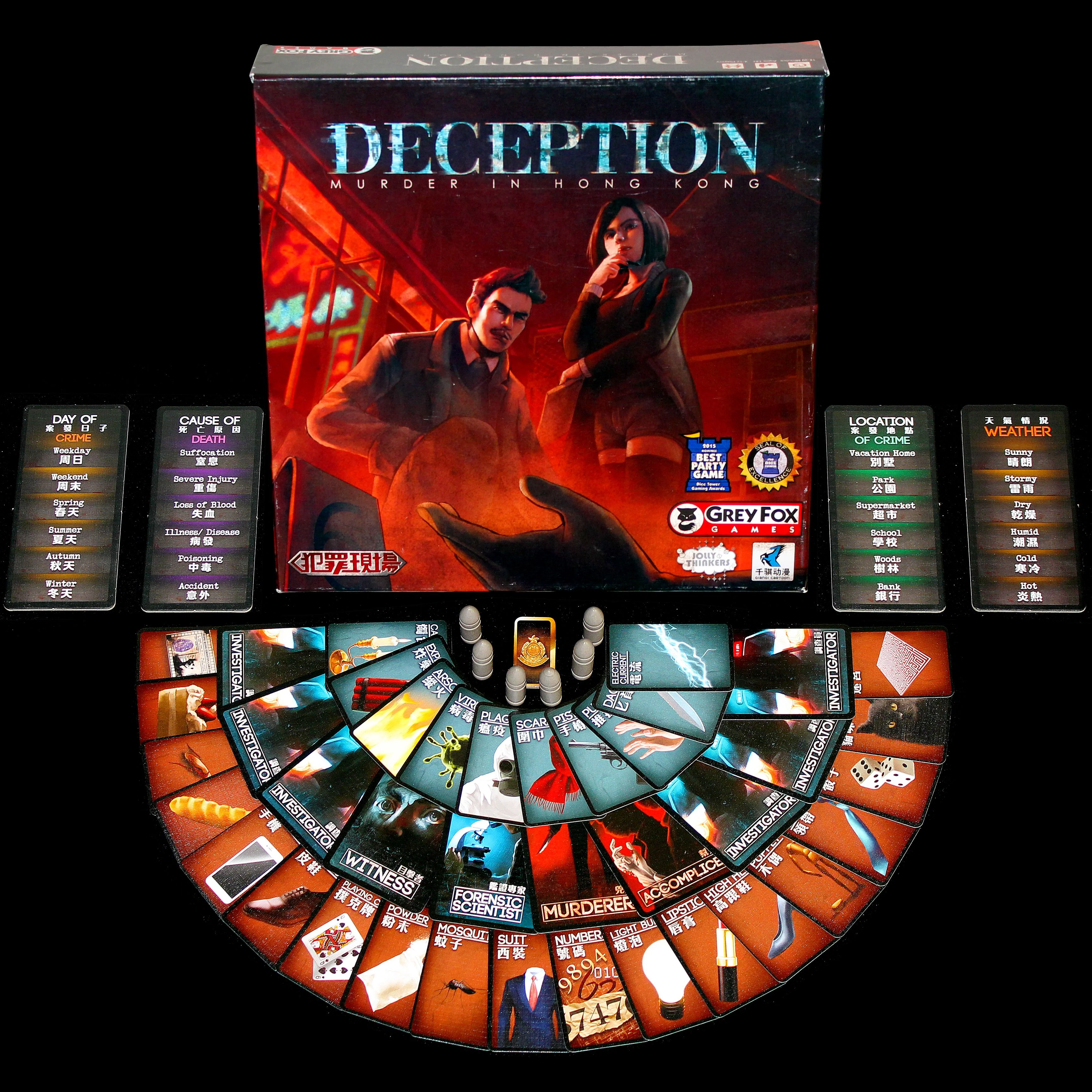 Grey Fox Games Deception Murder in Hong Kong Game - Image 2