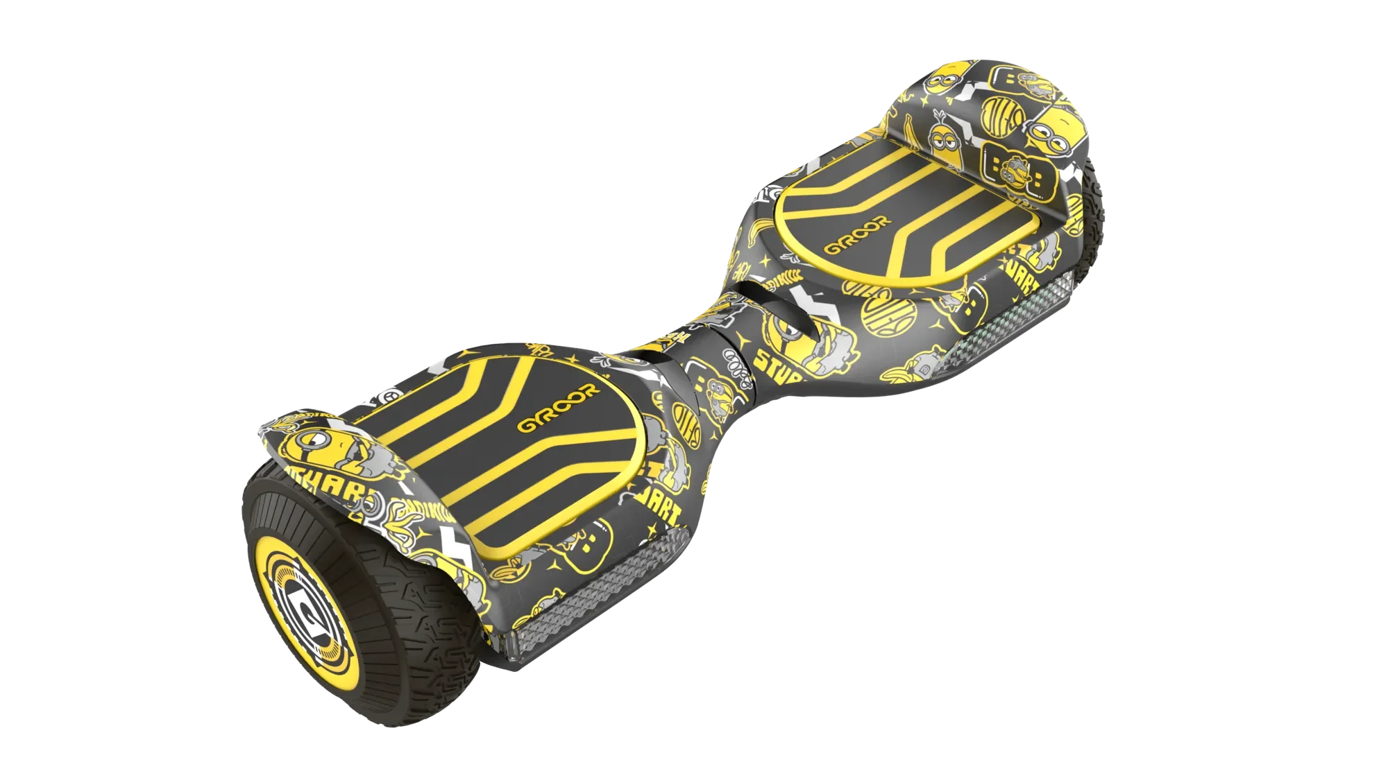 GYROOR Minions G13 Hoverboard (Black) - Image 5