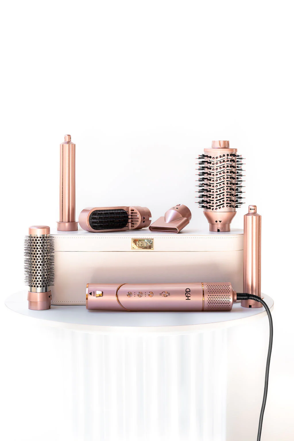 H2D 6-in-1 Ultra Styler Hair Styling Tool in Rose Gold - Image 3