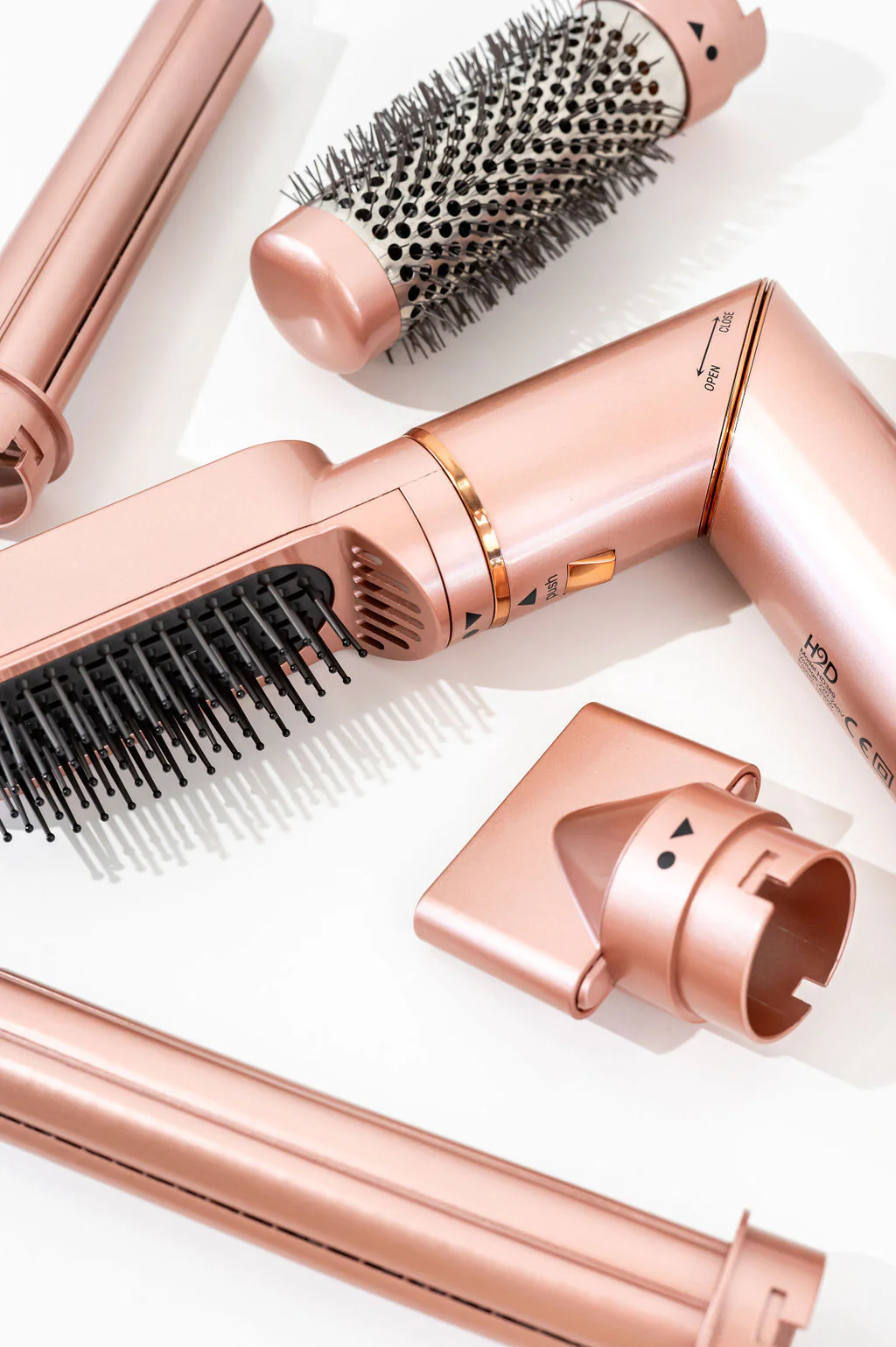 H2D 6-in-1 Ultra Styler Hair Styling Tool in Rose Gold - Image 5