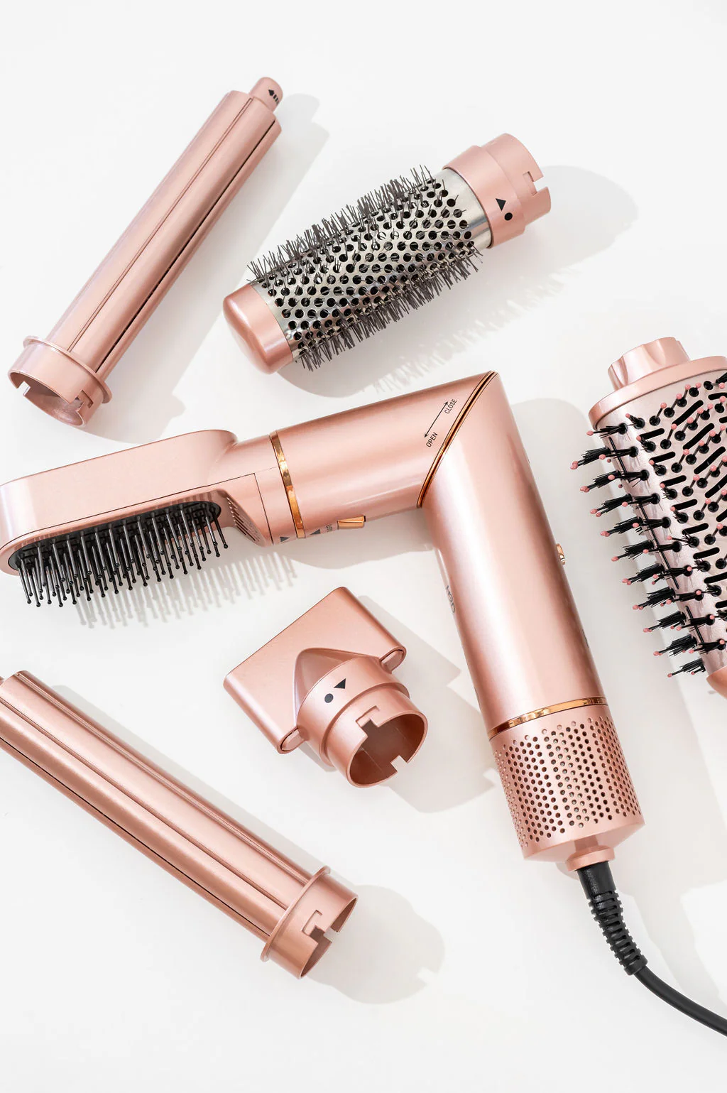 H2D 6-in-1 Ultra Styler Hair Styling Tool in Rose Gold - Image 6