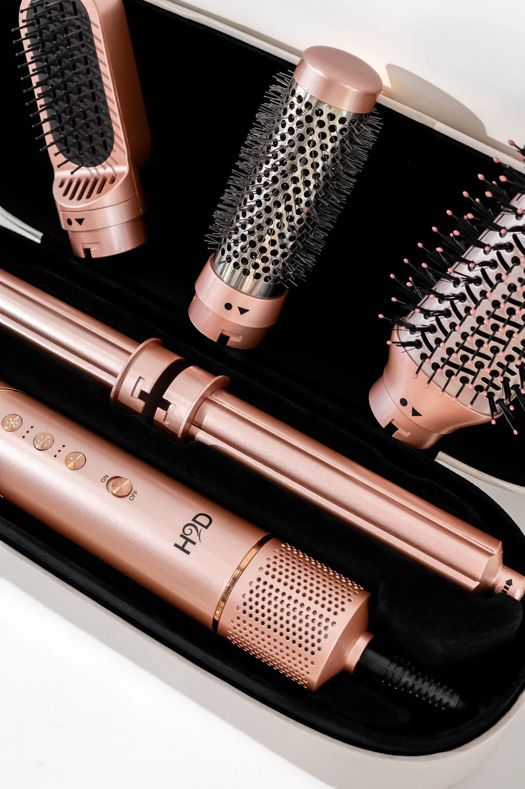 H2D 6-in-1 Ultra Styler Hair Styling Tool in Rose Gold - Image 7