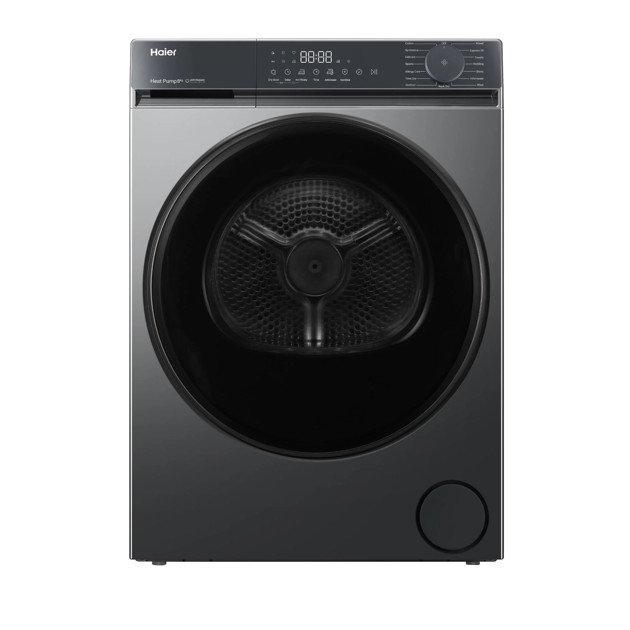 Haier HDHPS80KB1 300 Series 8kg Heat Pump Dryer (Dark)