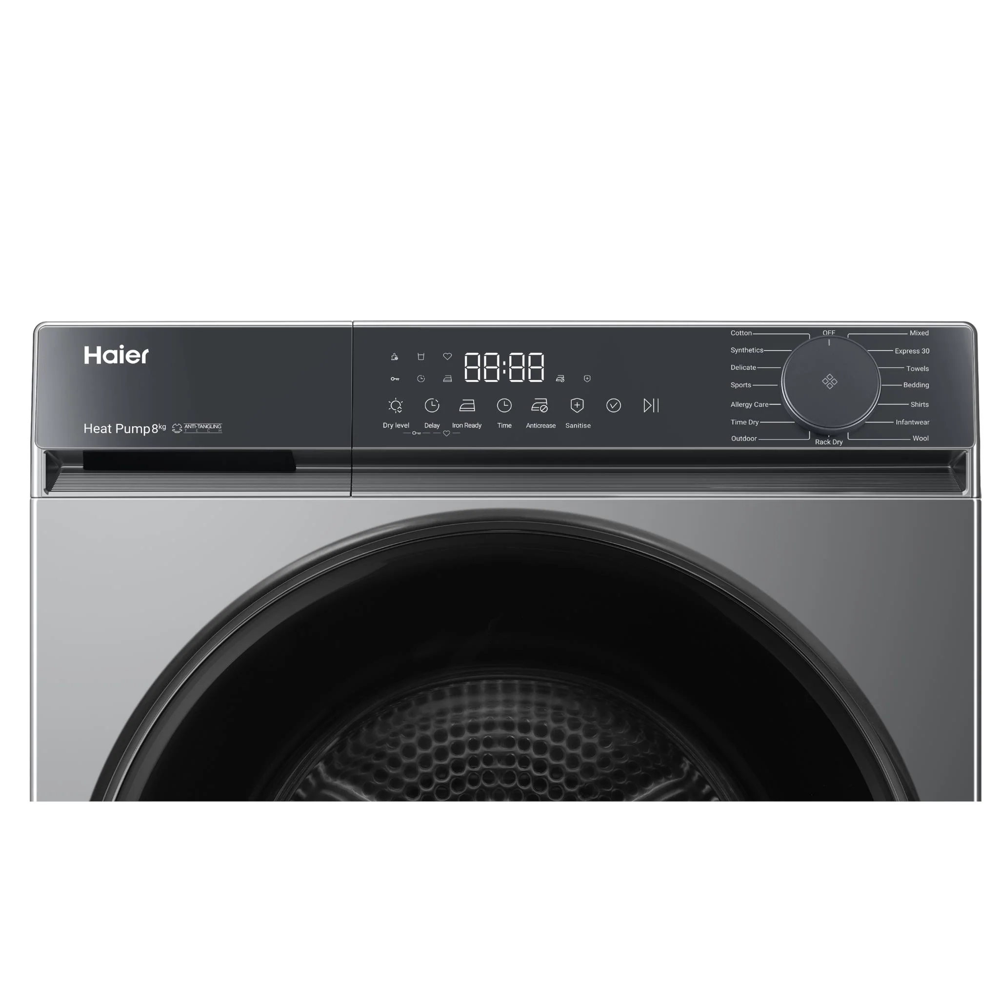 Haier HDHPS80KB1 300 Series 8kg Heat Pump Dryer (Dark) - Image 2