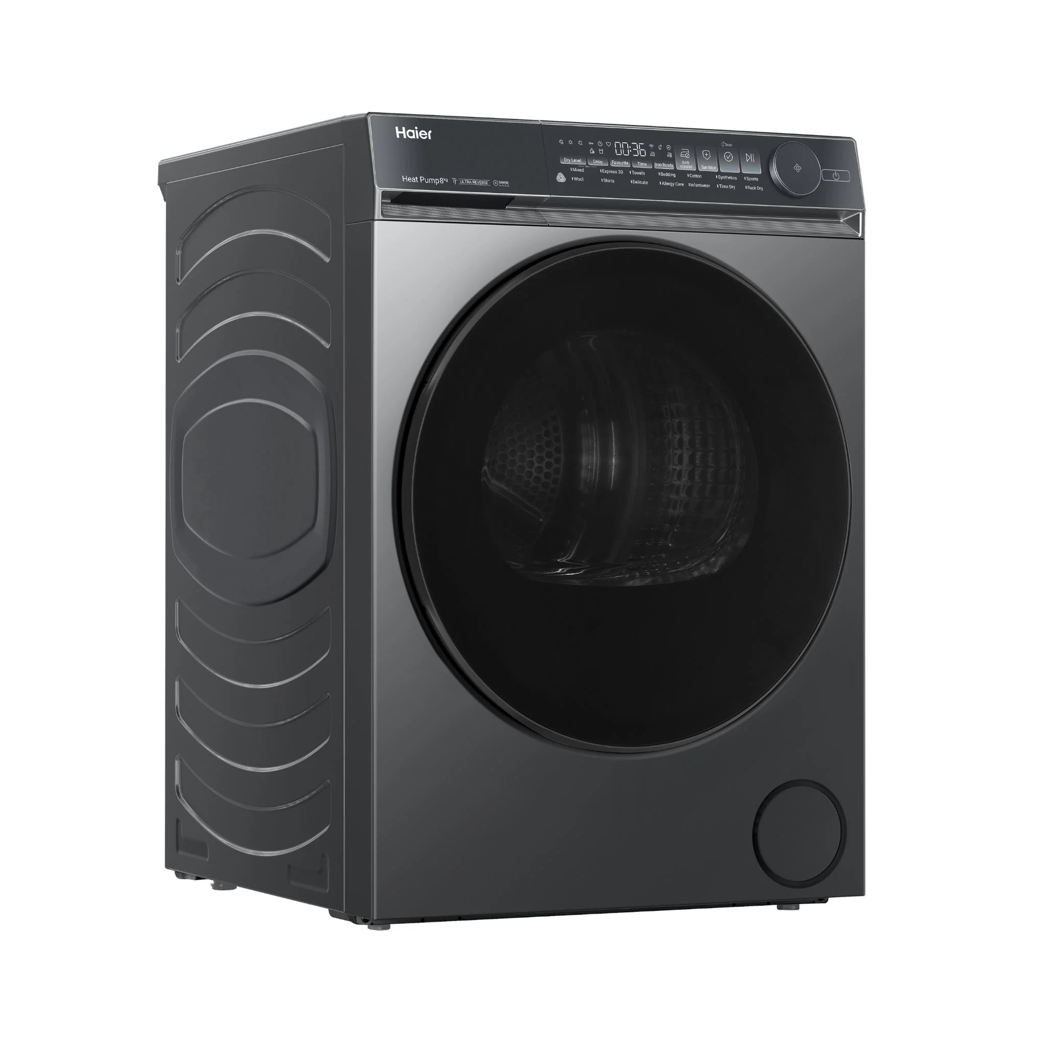 Haier HDHPS80NB1 500 Series 8kg Heat Pump Dryer (Dark) - Image 3