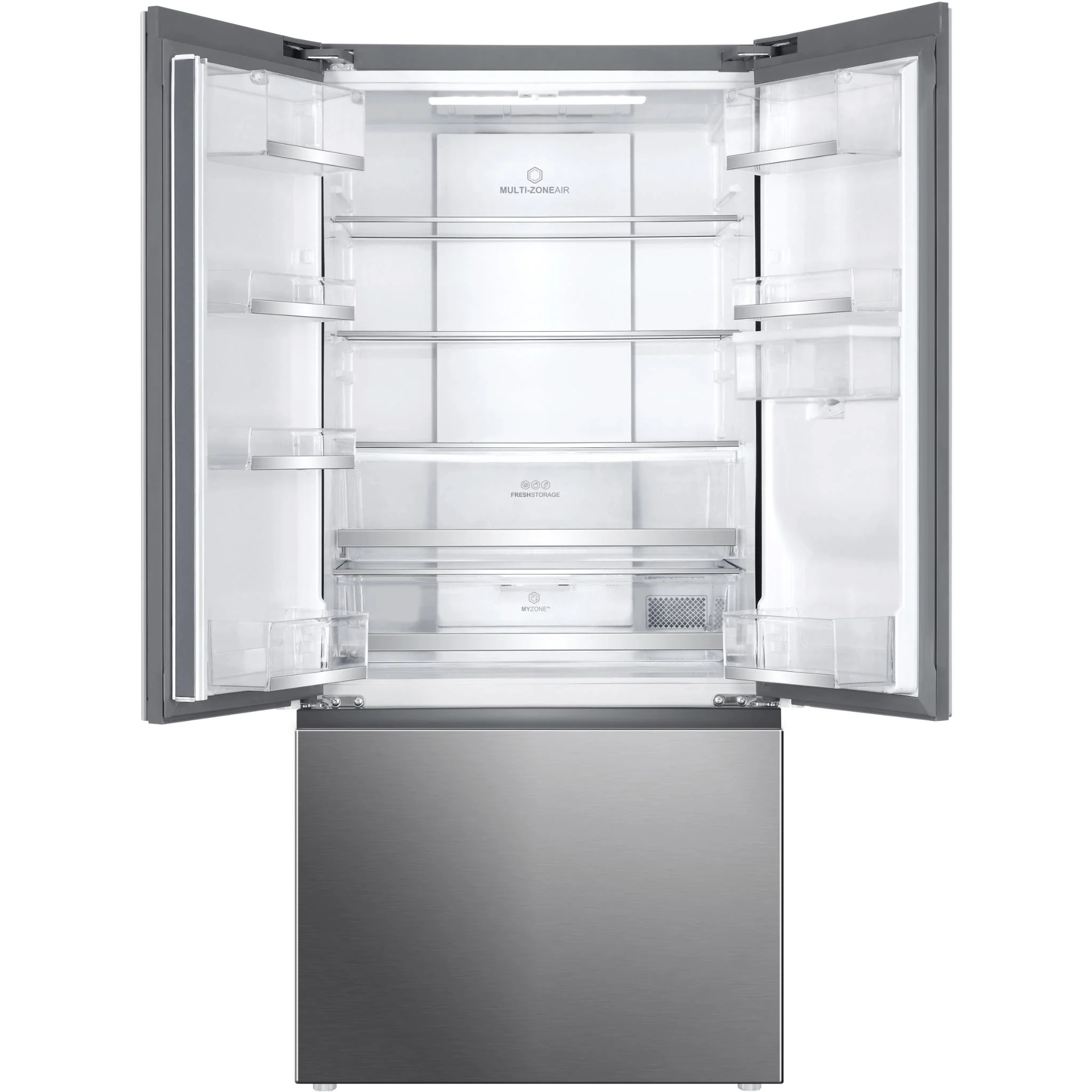 Haier HRF520FHS 489L French Door Fridge (Satina) - Image 2