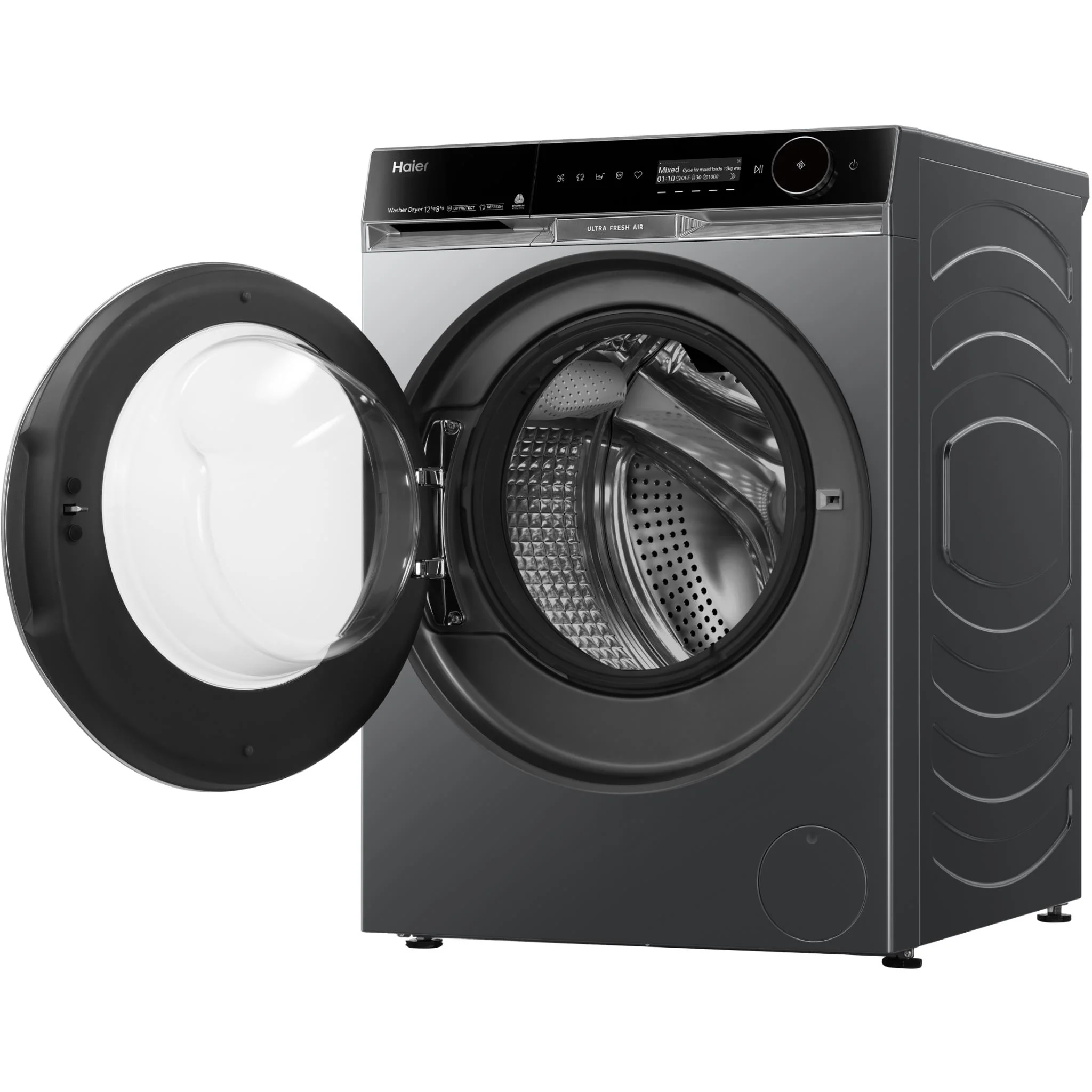 Haier HWD1280PXB1 600 Series 12kg/8kg Front Load Washer Dryer Combo (Dark) - Image 8