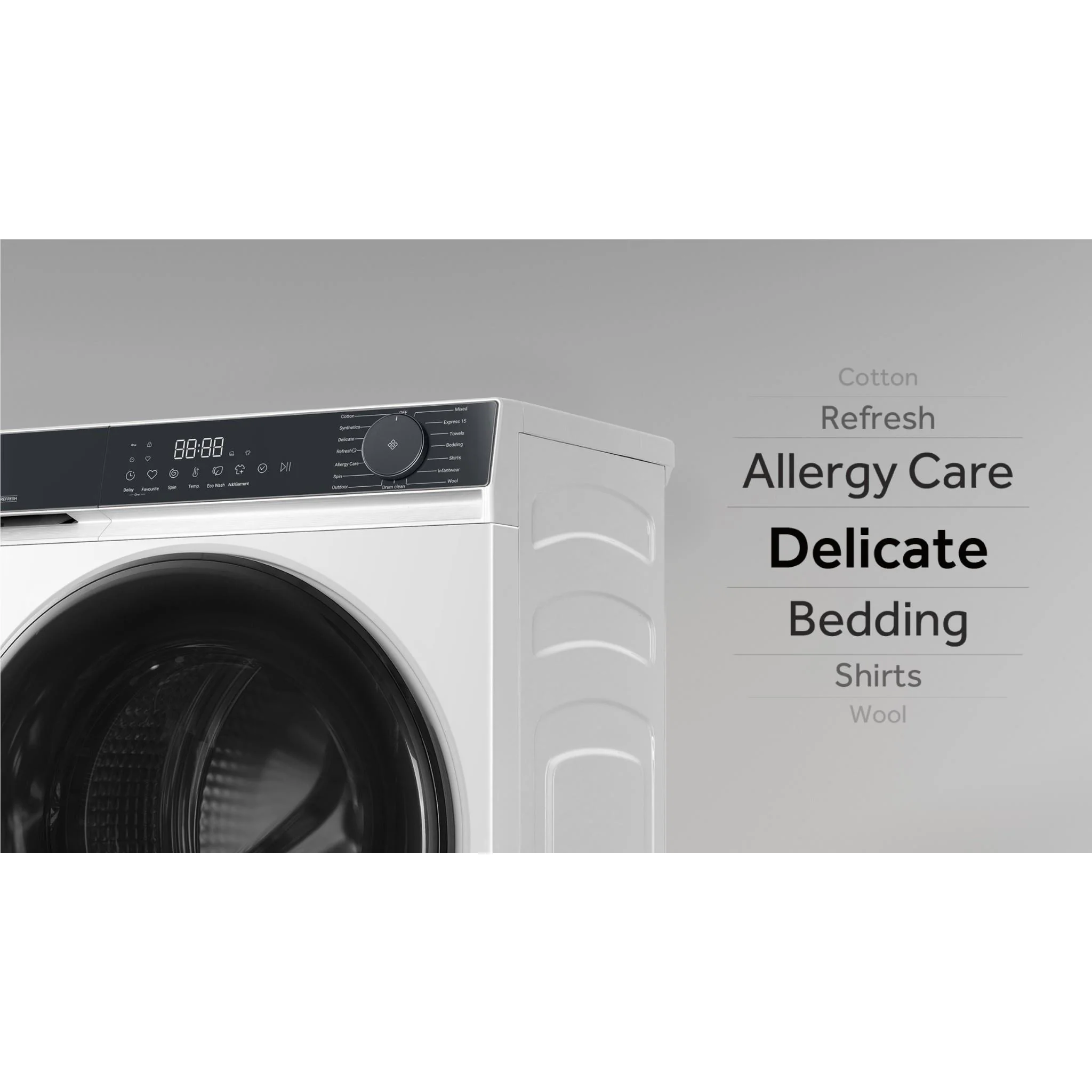 Haier HWF75KW1 300 Series 7.5kg Front Load Washer (White) - Image 7
