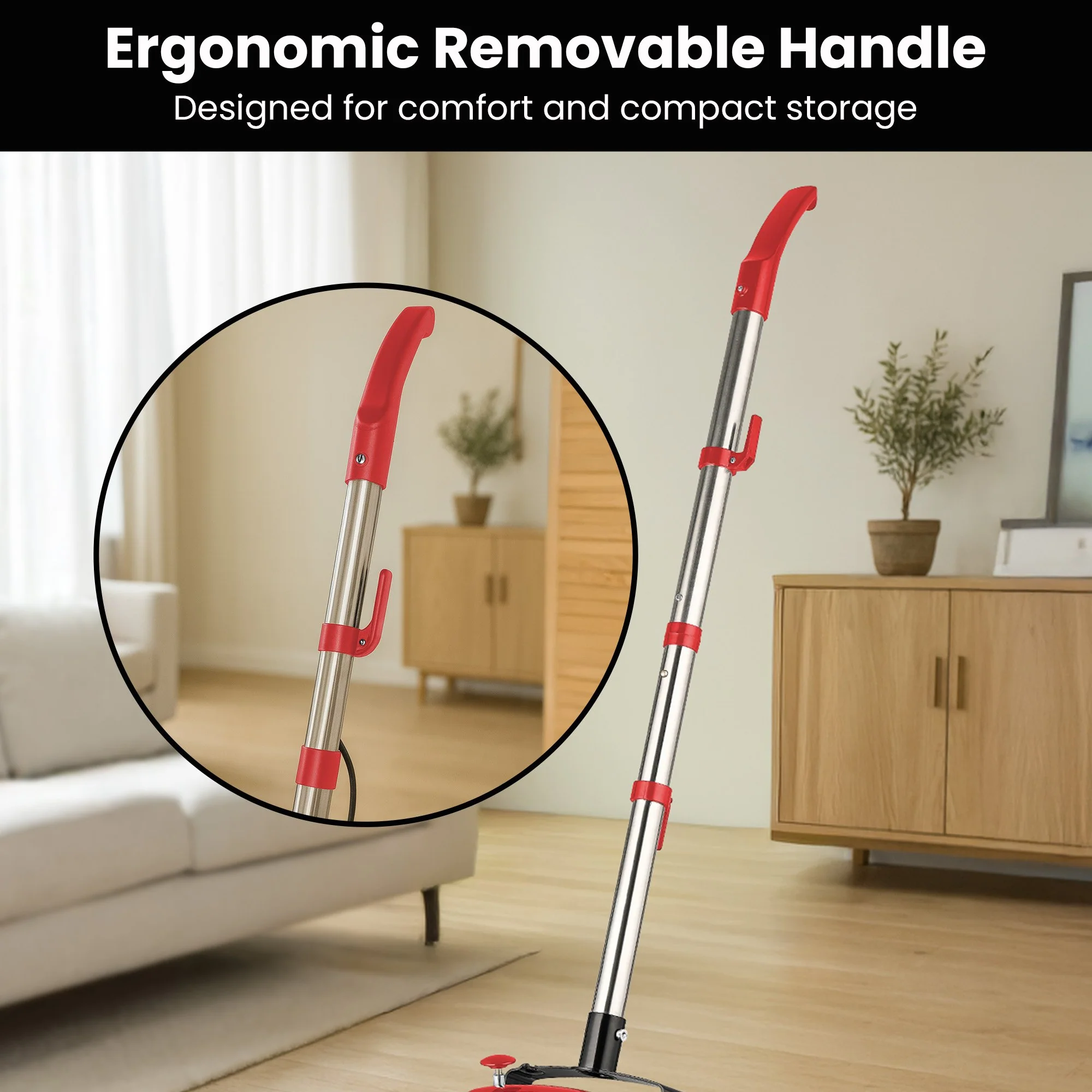 Hauskeeper Electric Floor Polisher Waxer/Buffer for Timber & Hard Floors - Image 7