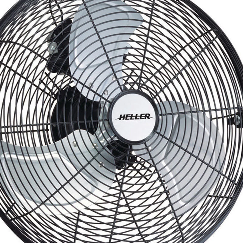 Heller 40cm Floor/Desk High Velocity Air Cooler Fan/Cooling/Circulator - Black - Image 2