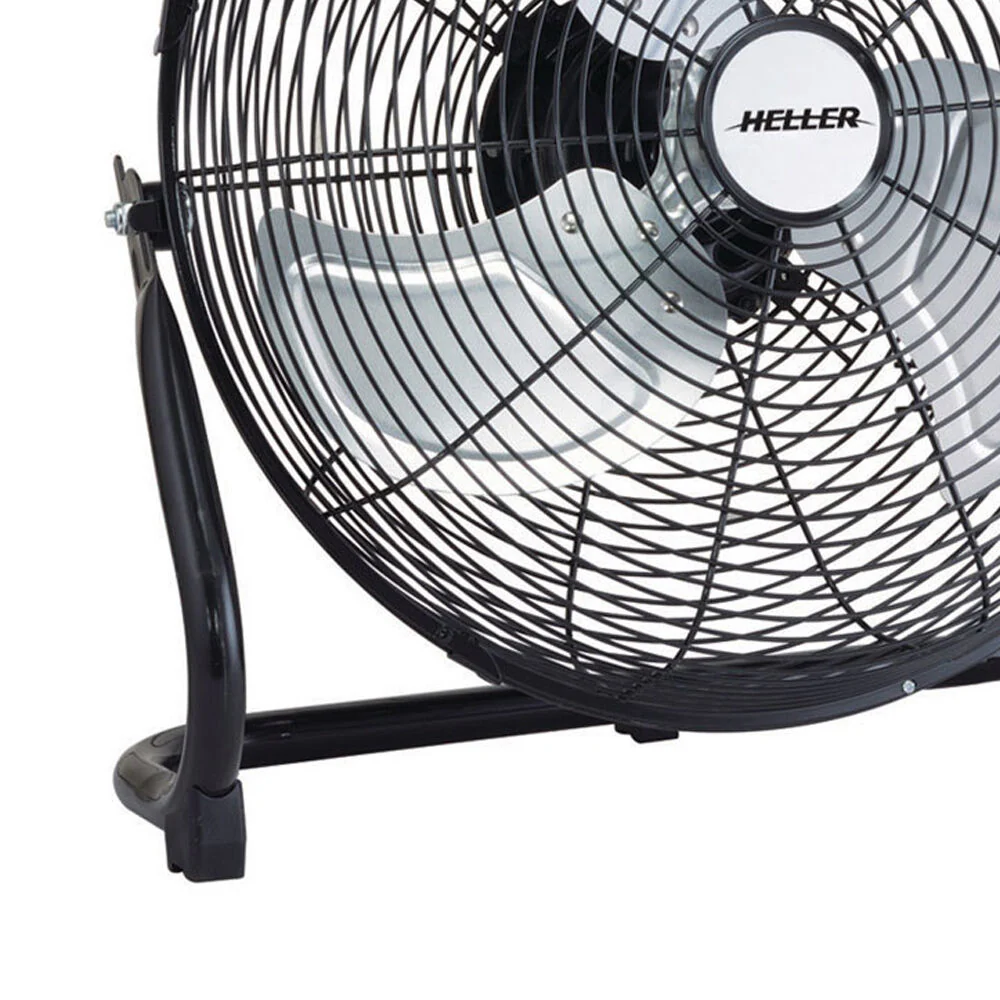 Heller 40cm Floor/Desk High Velocity Air Cooler Fan/Cooling/Circulator - Black - Image 3