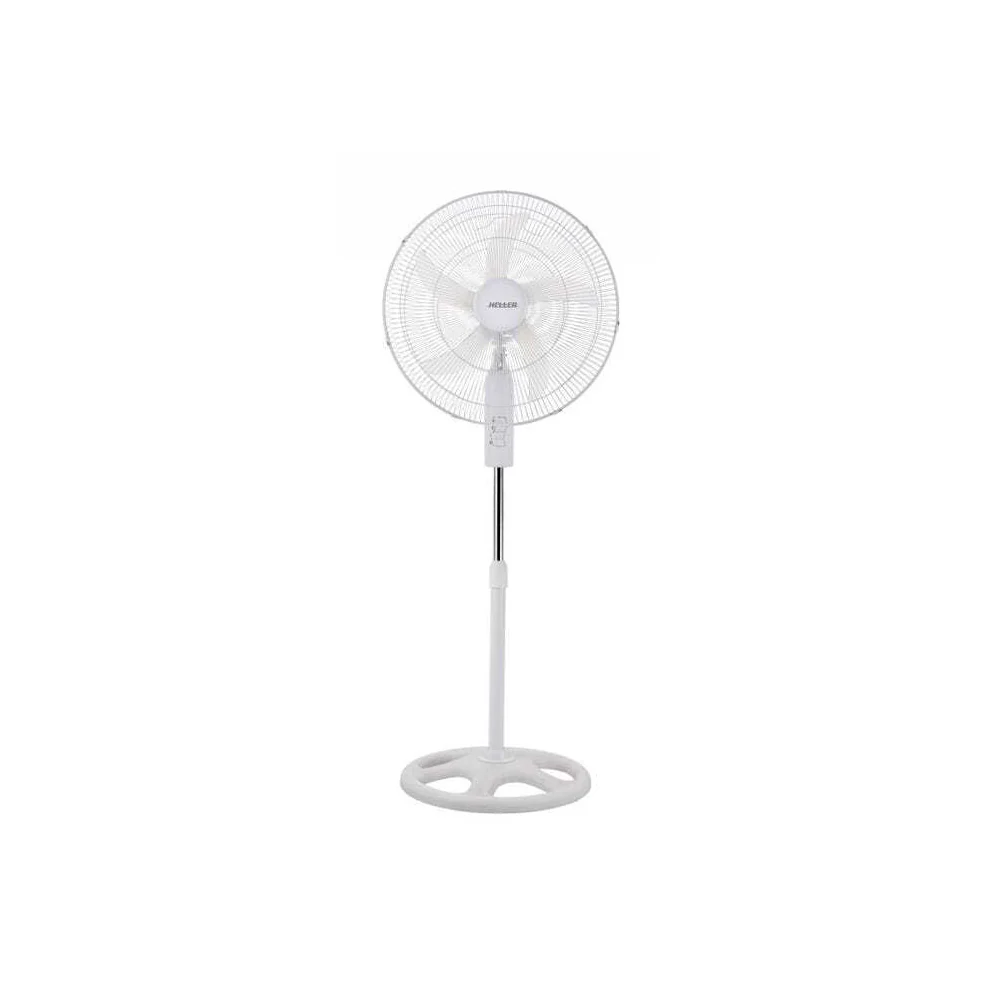 Heller 50cm Adjustable Cooling Air Home/Office Pedestal Fan 50W - White