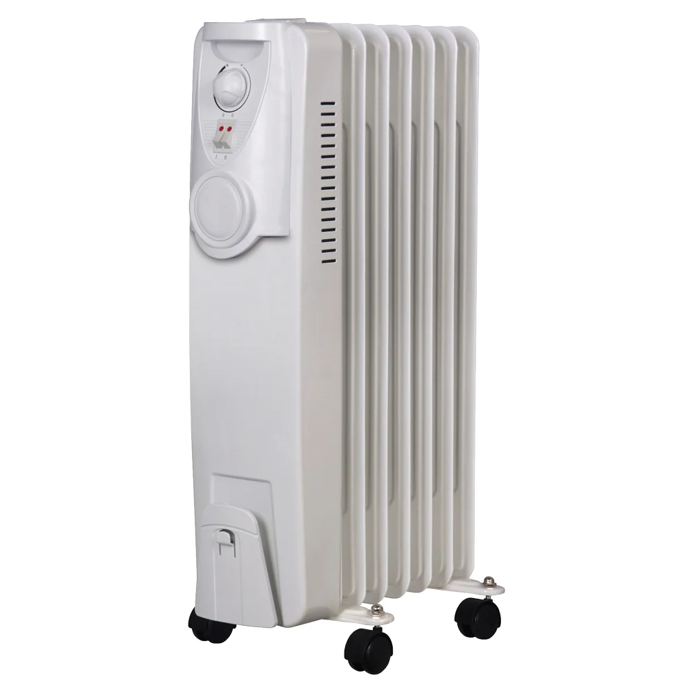 Heller HOCH7 1500W Electric Oil Column Heater - White - Image 2