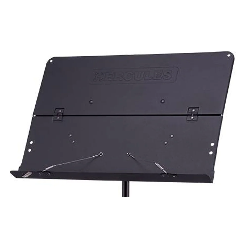 Hercules 115cm Folding Orchestra Sheet Music Stand (Black) - Image 2