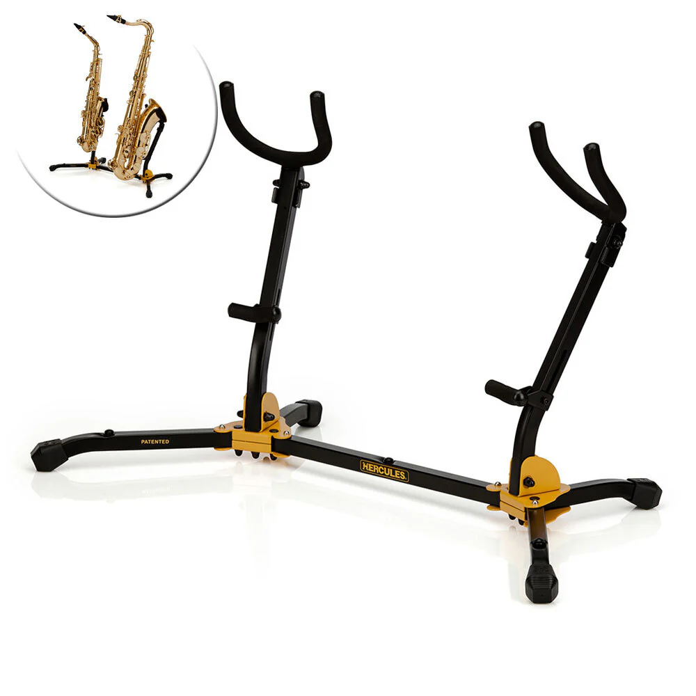 Hercules Double Alto/Tenor Saxophone Stand - Image 3