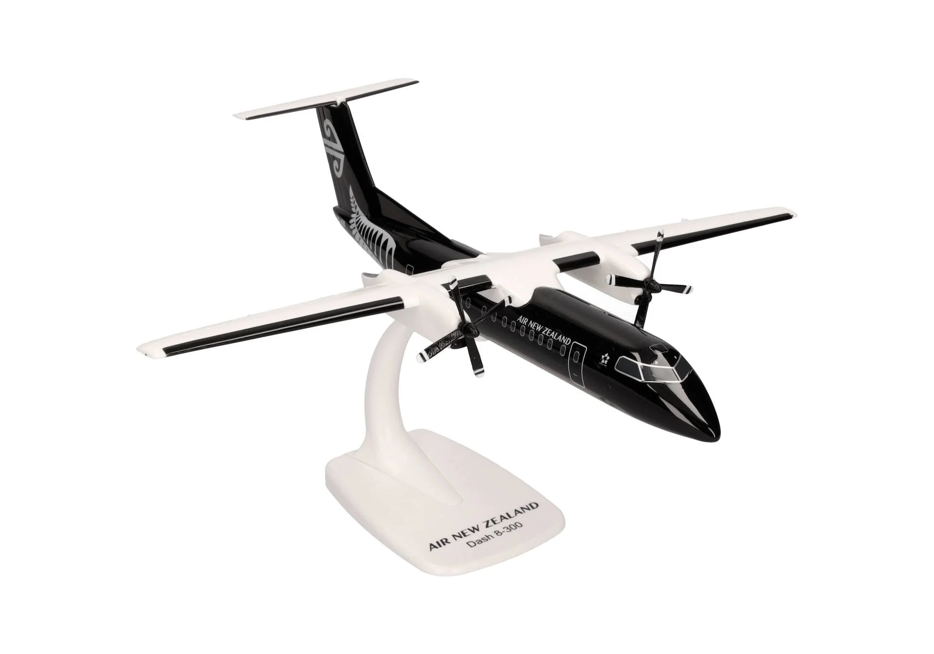 Herpa 1/100 SNAP FIT Air New Zealand DHC-8-300 - All Black Livery ZK-NEM - Image 3