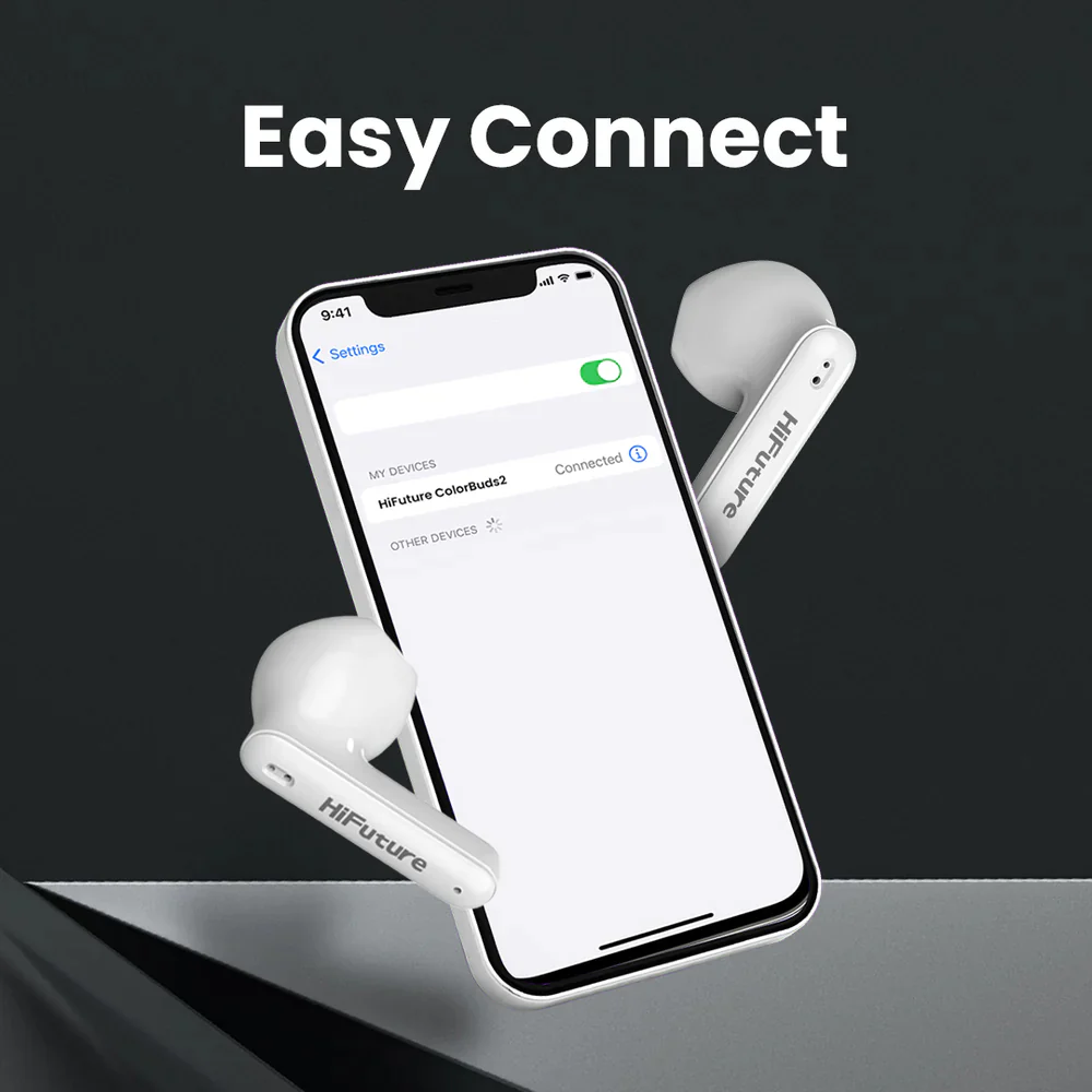 HiFuture ColourBuds2 True Wireless Earbuds (Black) - Image 10