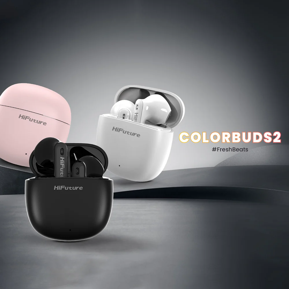 HiFuture ColourBuds2 True Wireless Earbuds (Black) - Image 3