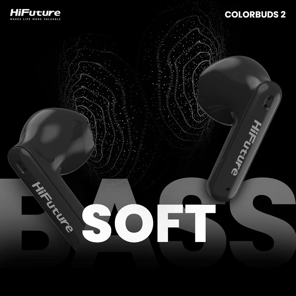 HiFuture ColourBuds2 True Wireless Earbuds (White) - Image 2