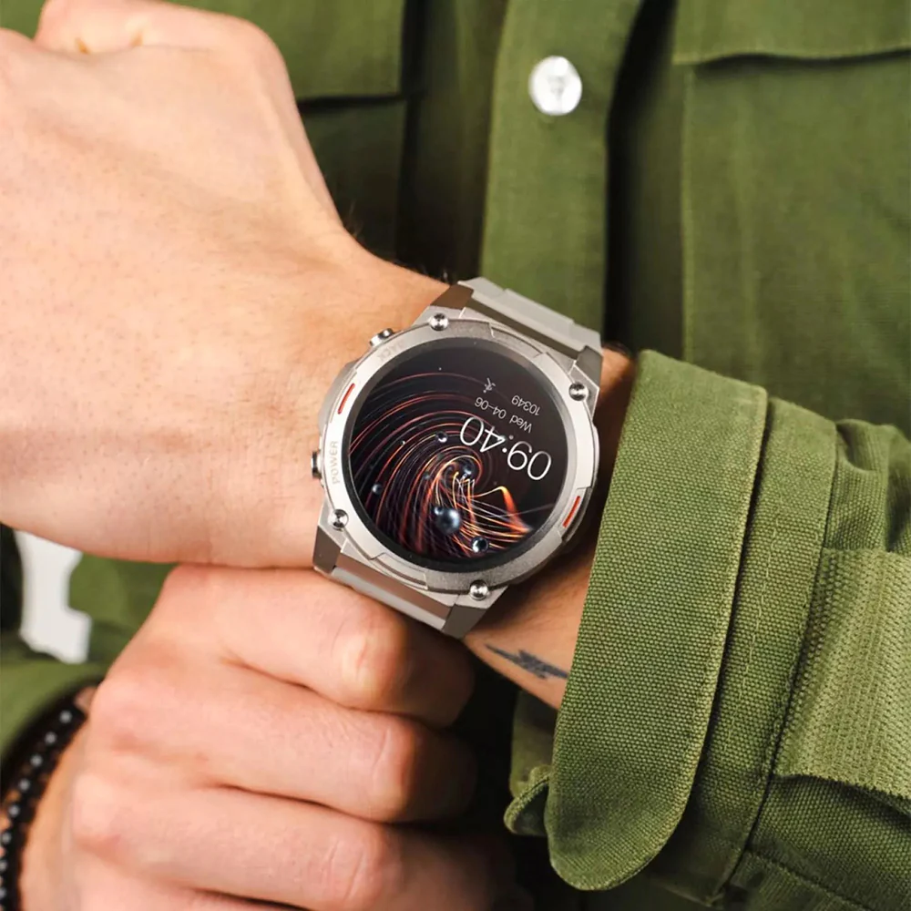 HiFuture FutureGo Mix2 AMOLED Smartwatch (Solace Grey) - Image 4