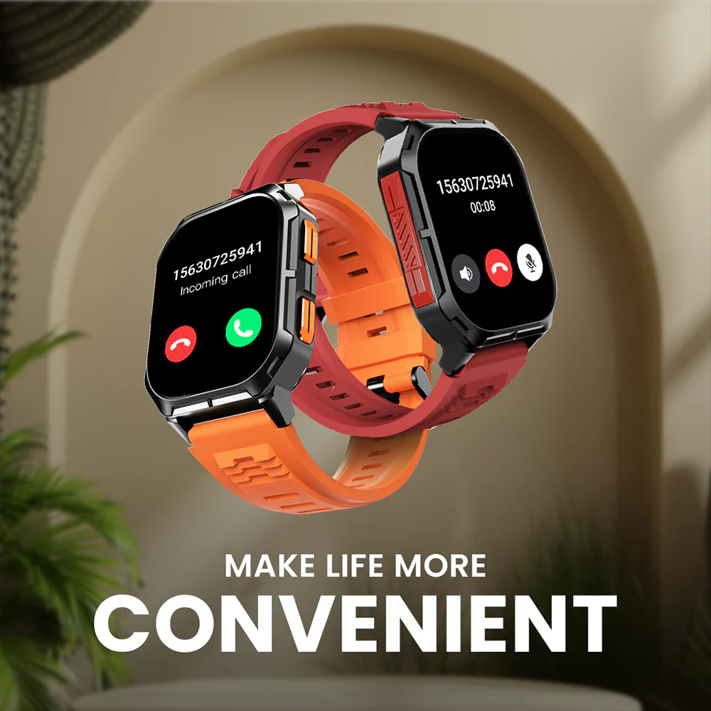 HiFuture Ultra3 Sports & Fitness Smartwatch (Cadmium Red) - Image 2