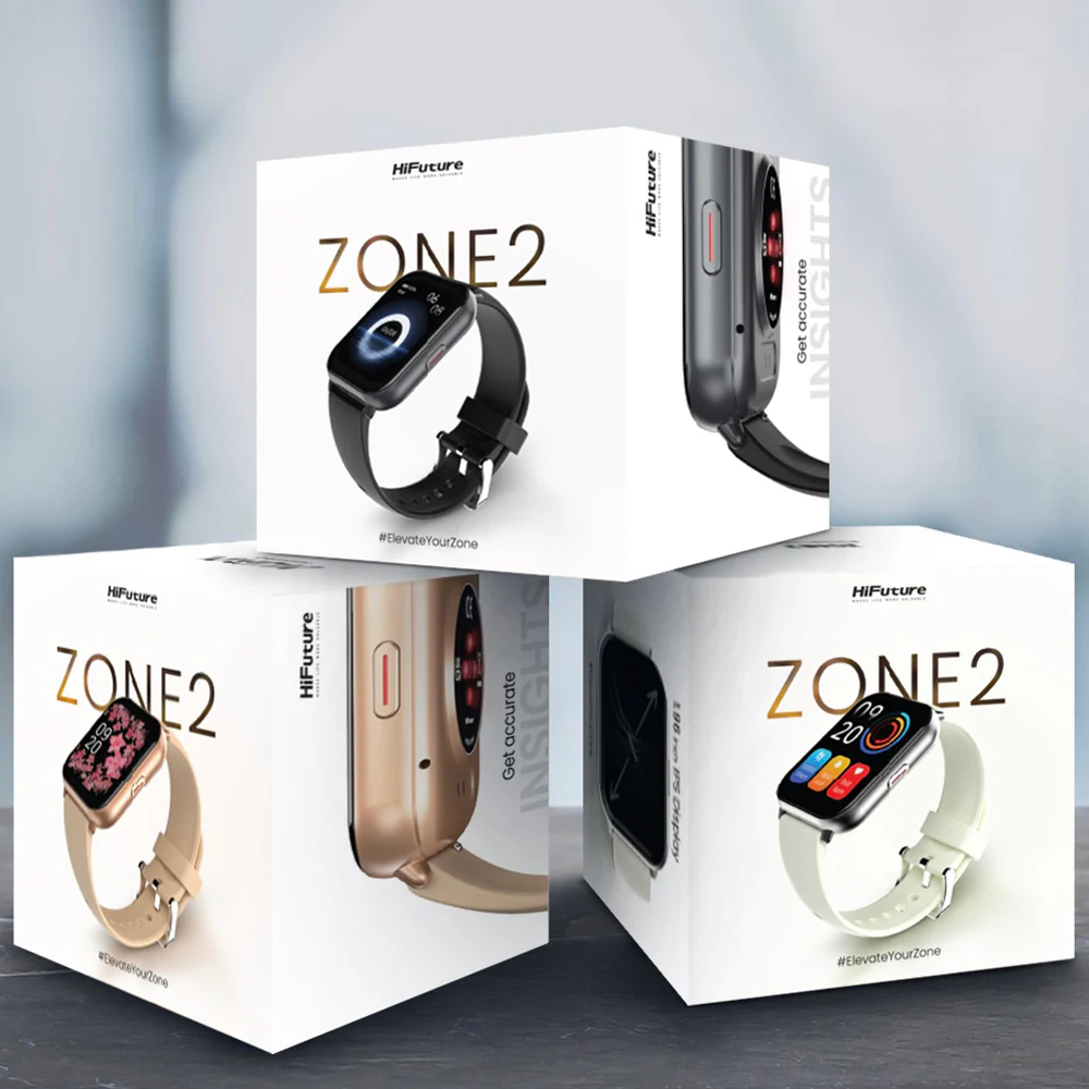 HiFuture Zone2 Everyday Smartwatch (Black) - Image 5