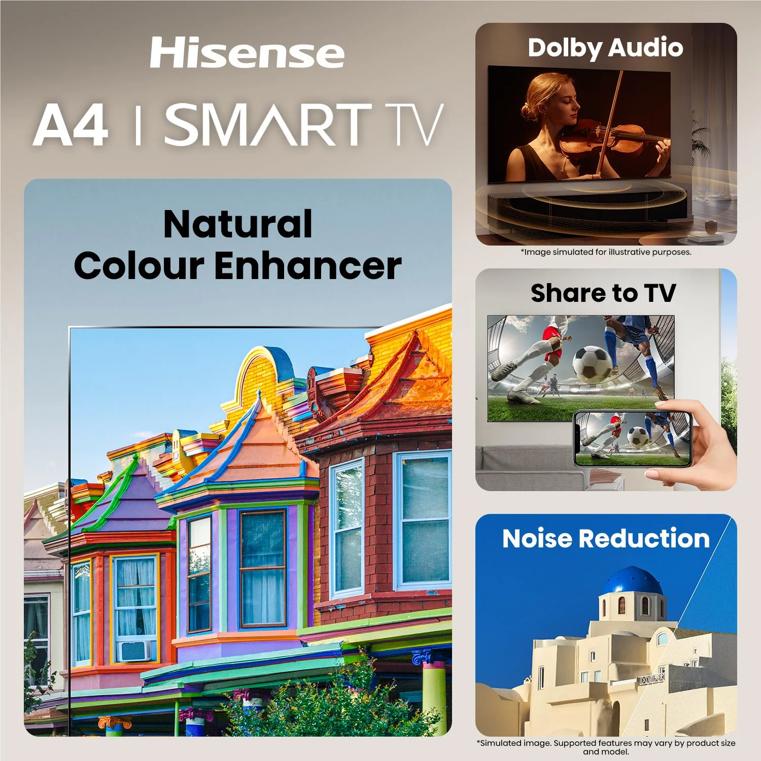 Hisense 32" A4SAU HD Smart TV [2026] - Image 6