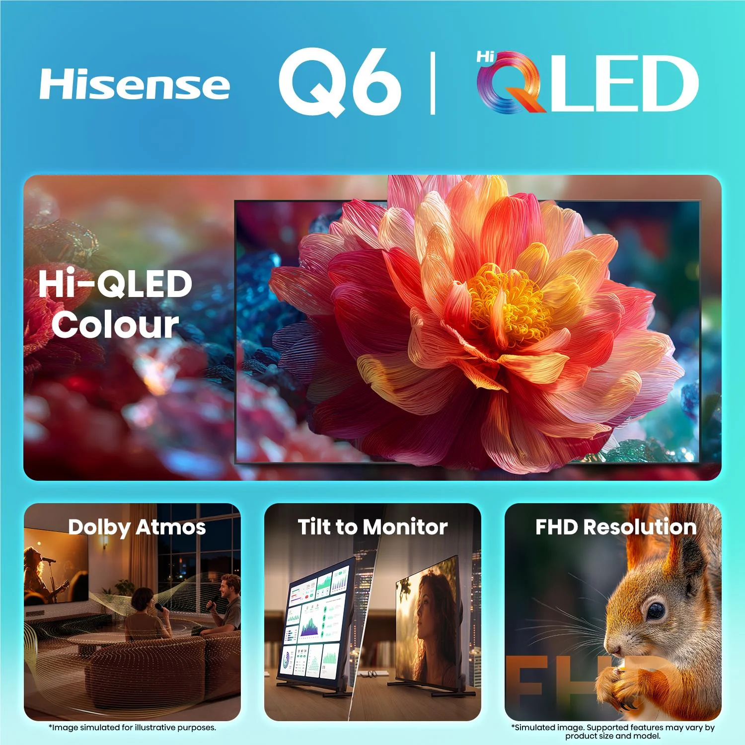 Hisense 32" Q6SAU Full HD Hi-QLED Smart TV [2026] - Image 6