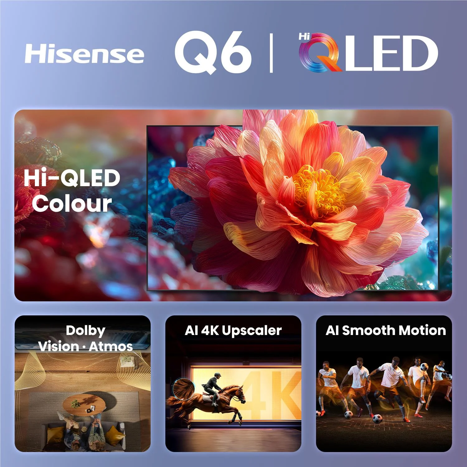 Hisense 43" Q6SAU 4K Hi-QLED Smart TV [2026] - Image 7