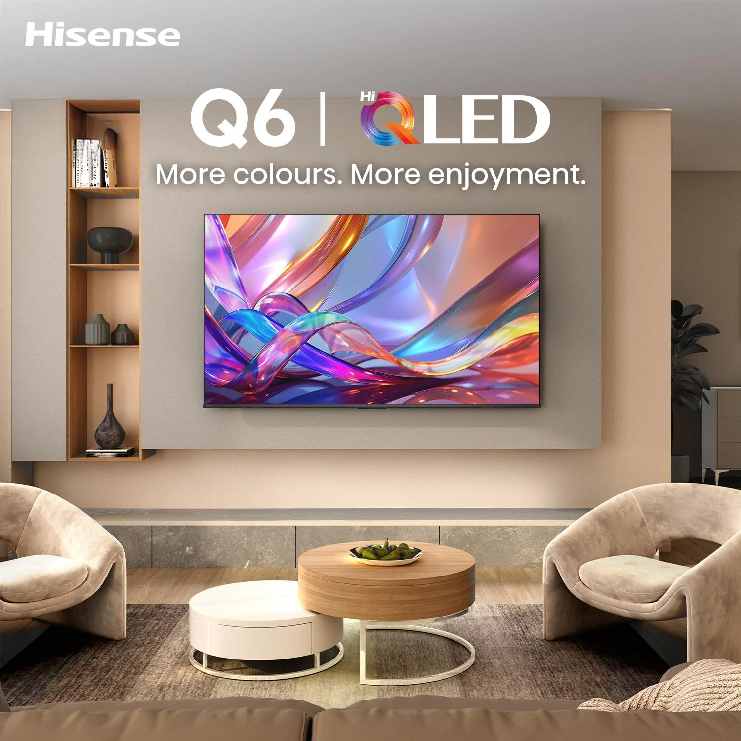 Hisense 55" Q6SAU 4K Hi-QLED Smart TV [2026] - Image 6