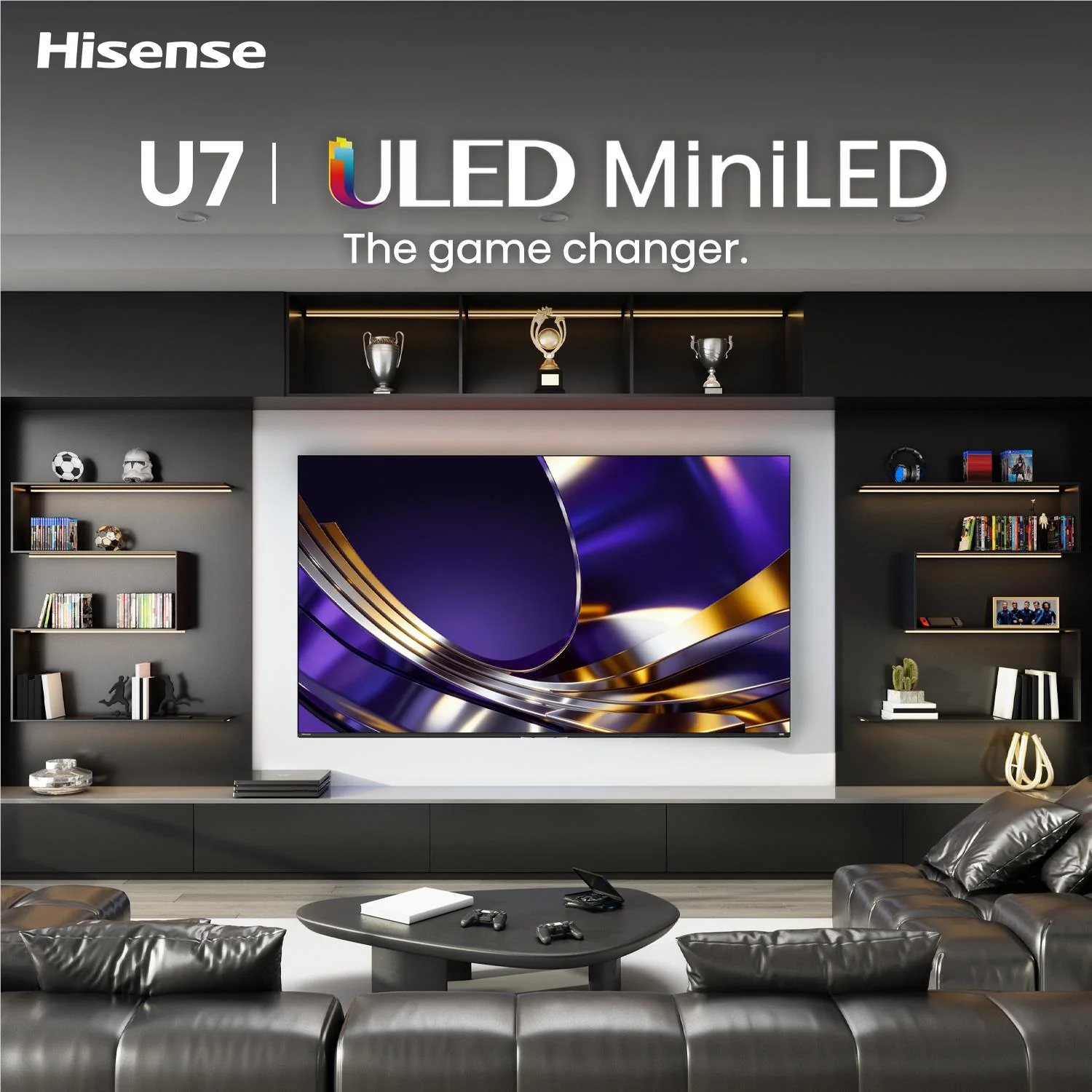 Hisense 75" U7SAU Mini LED Hi-QLED 4K Smart AI TV [2026] - Image 6
