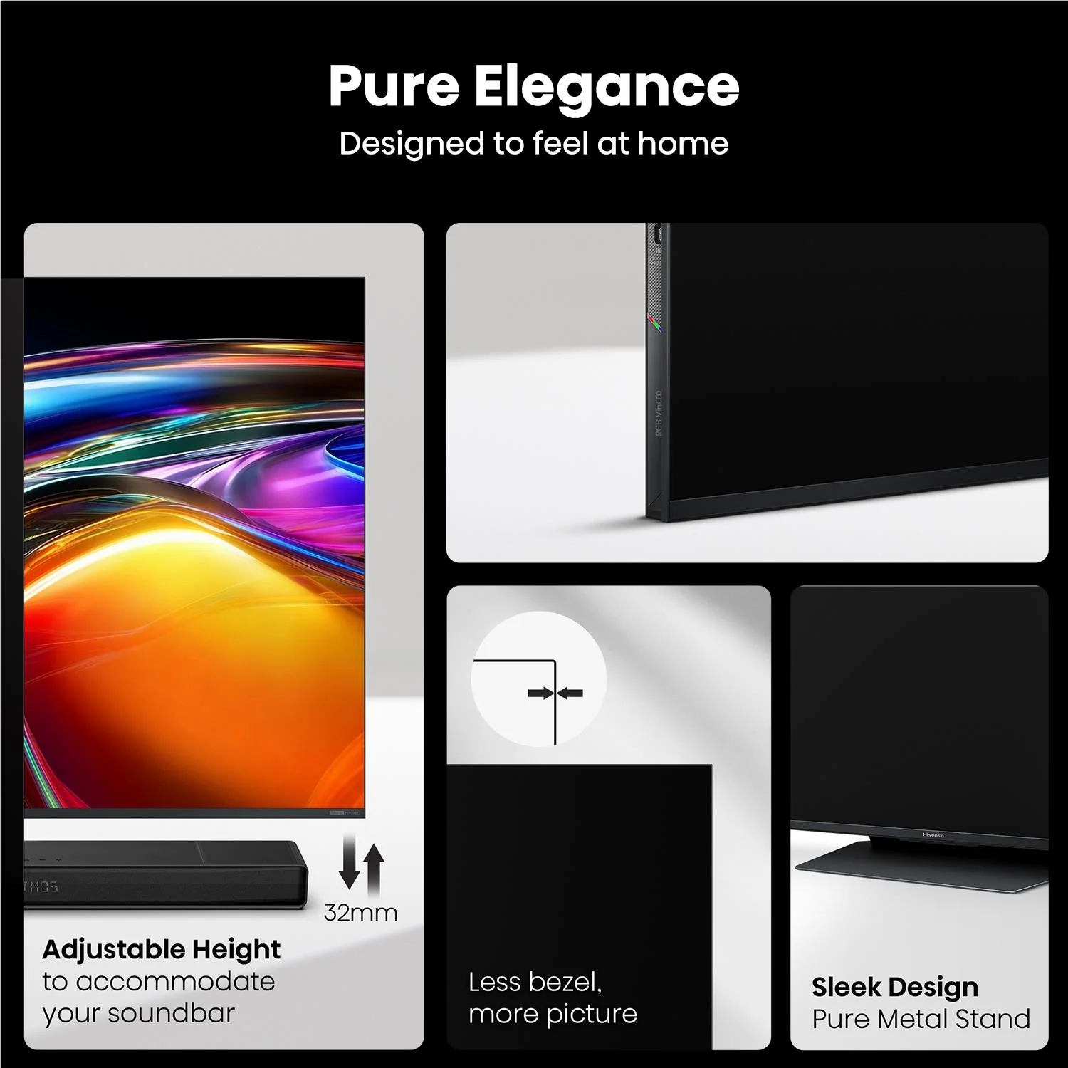 Hisense 75" UR9SAU ULED 4K UHD RGB Mini-LED Smart TV [2026] - Image 13