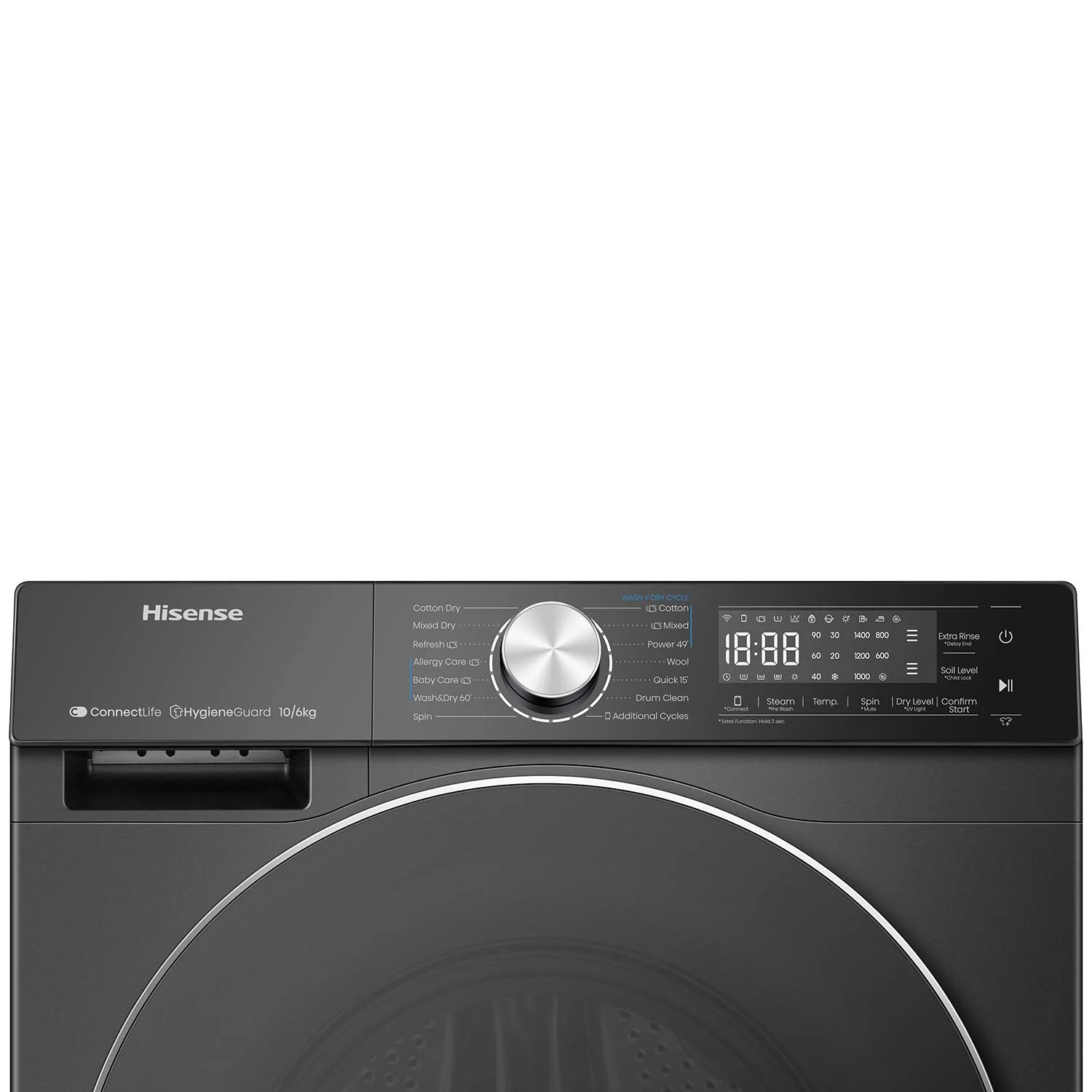 Hisense HCF7S1014BX Series 7 10kg/6kg Washer Dryer Combo - Image 4