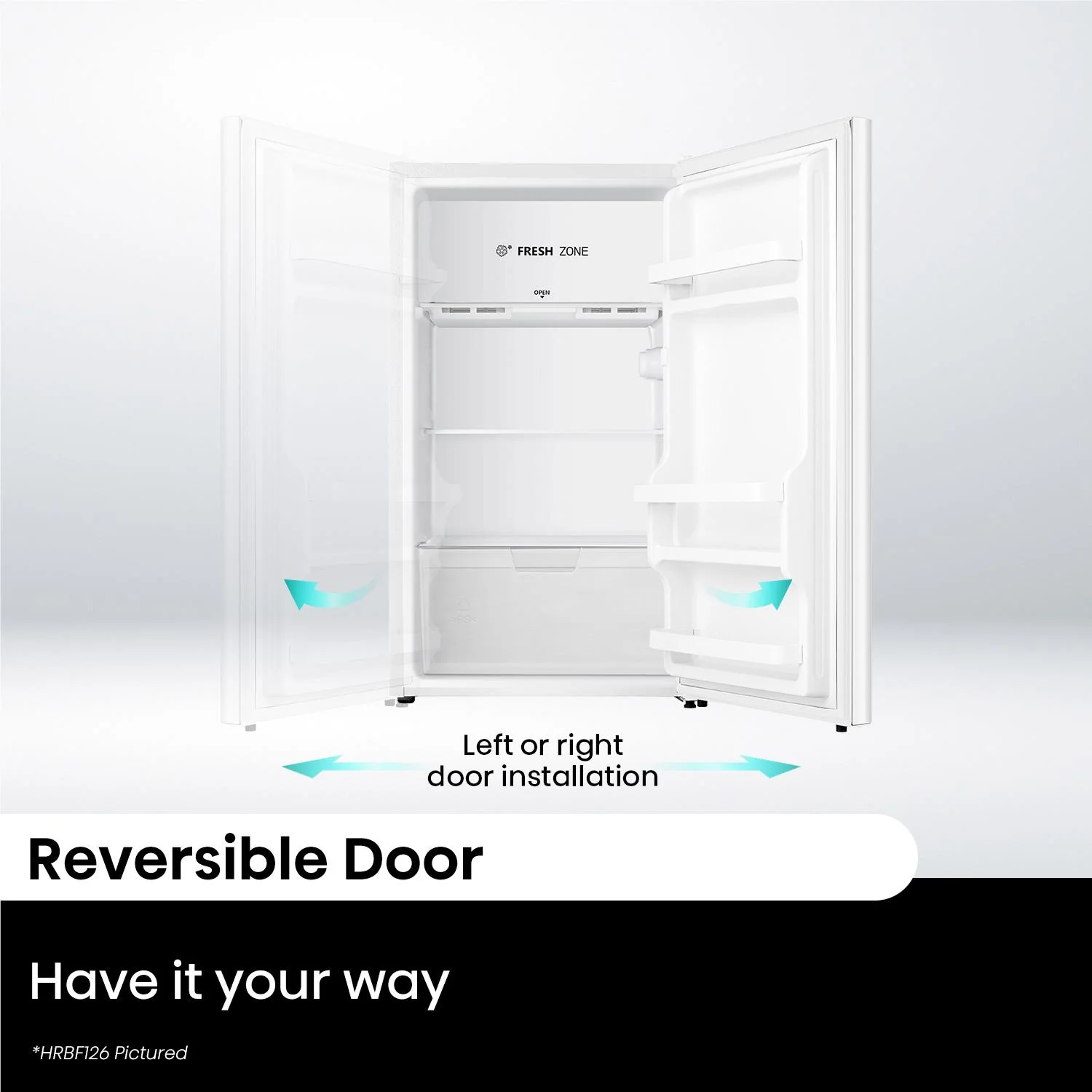 Hisense HRBF126B 124L Bar Fridge (Black) - Image 5