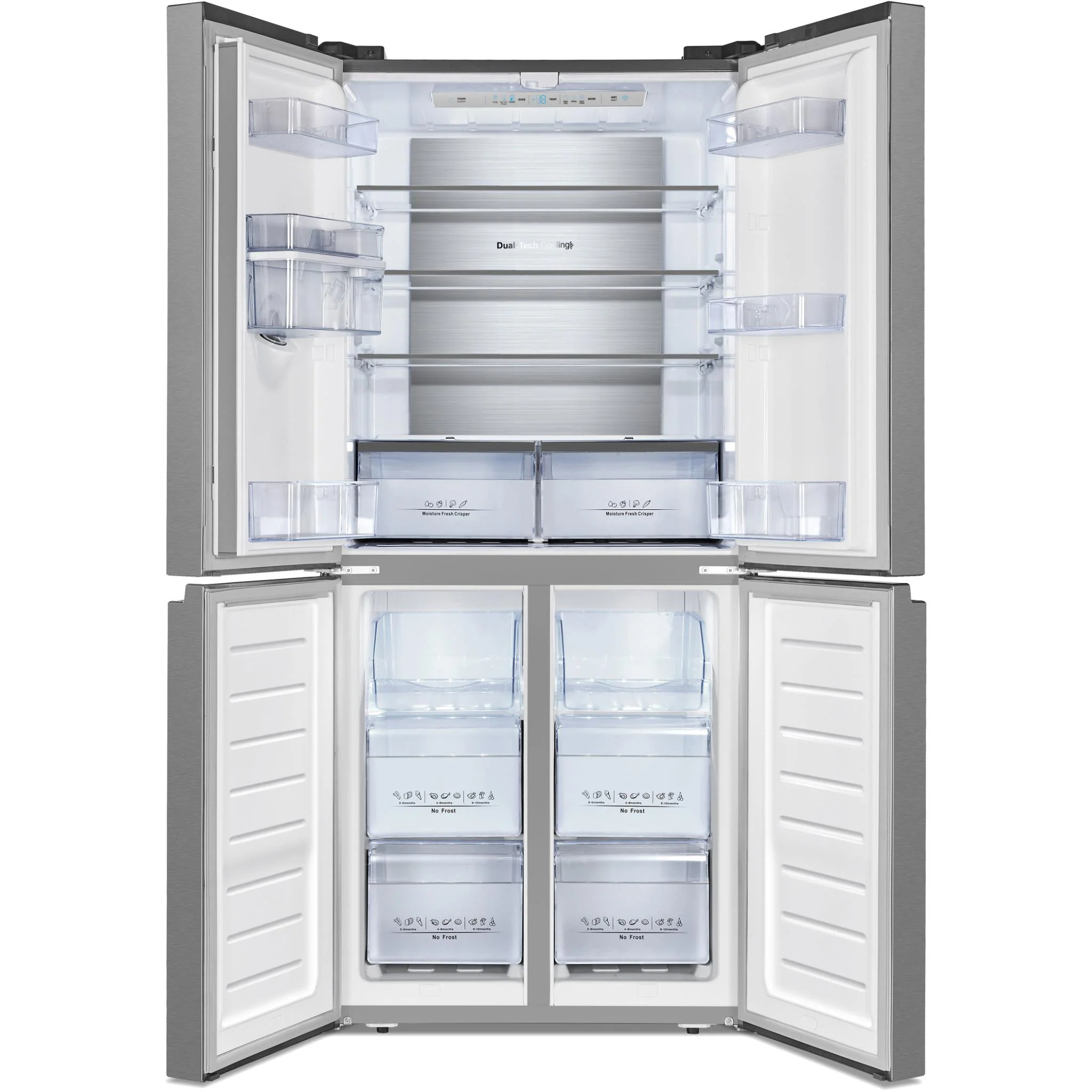 Hisense HRCD454SW 454L French Door Fridge (Stainless Steel) - Image 2