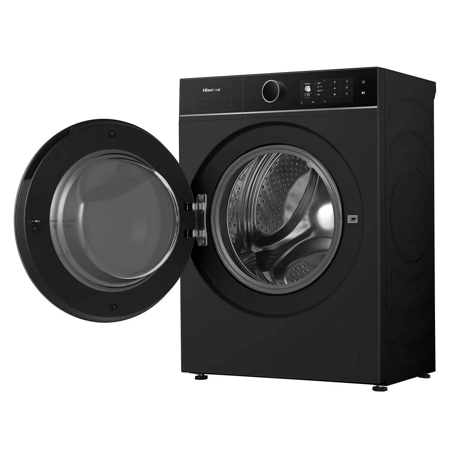 Hisense HWF8i1015BX Series 8I 10kg TFT Front Load Washer (Charcoal Black) - Image 10