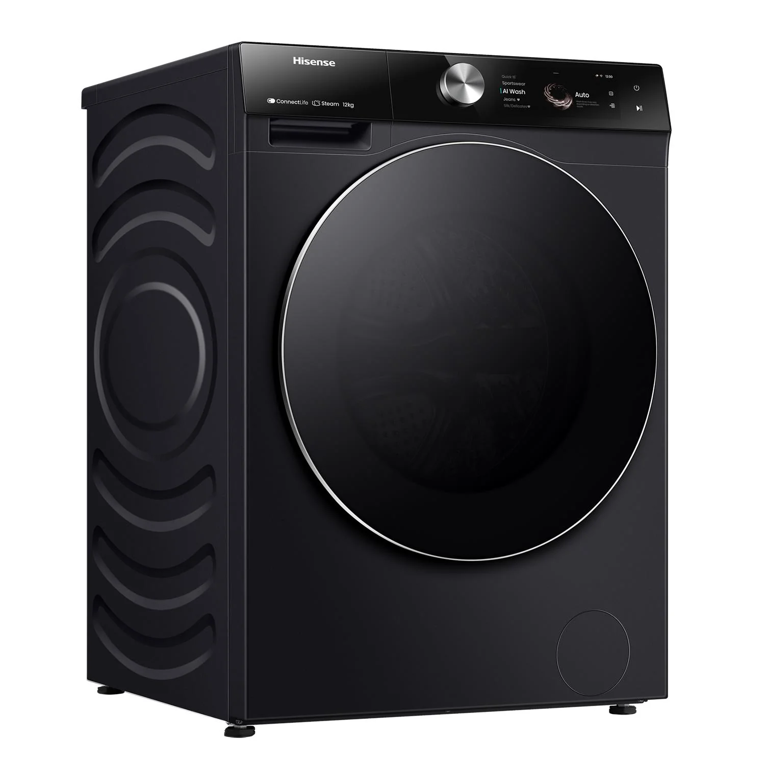 Hisense HWF9S1214BX Series 9S 12kg TFT Front Load Washer (Charcoal Black) - Image 12