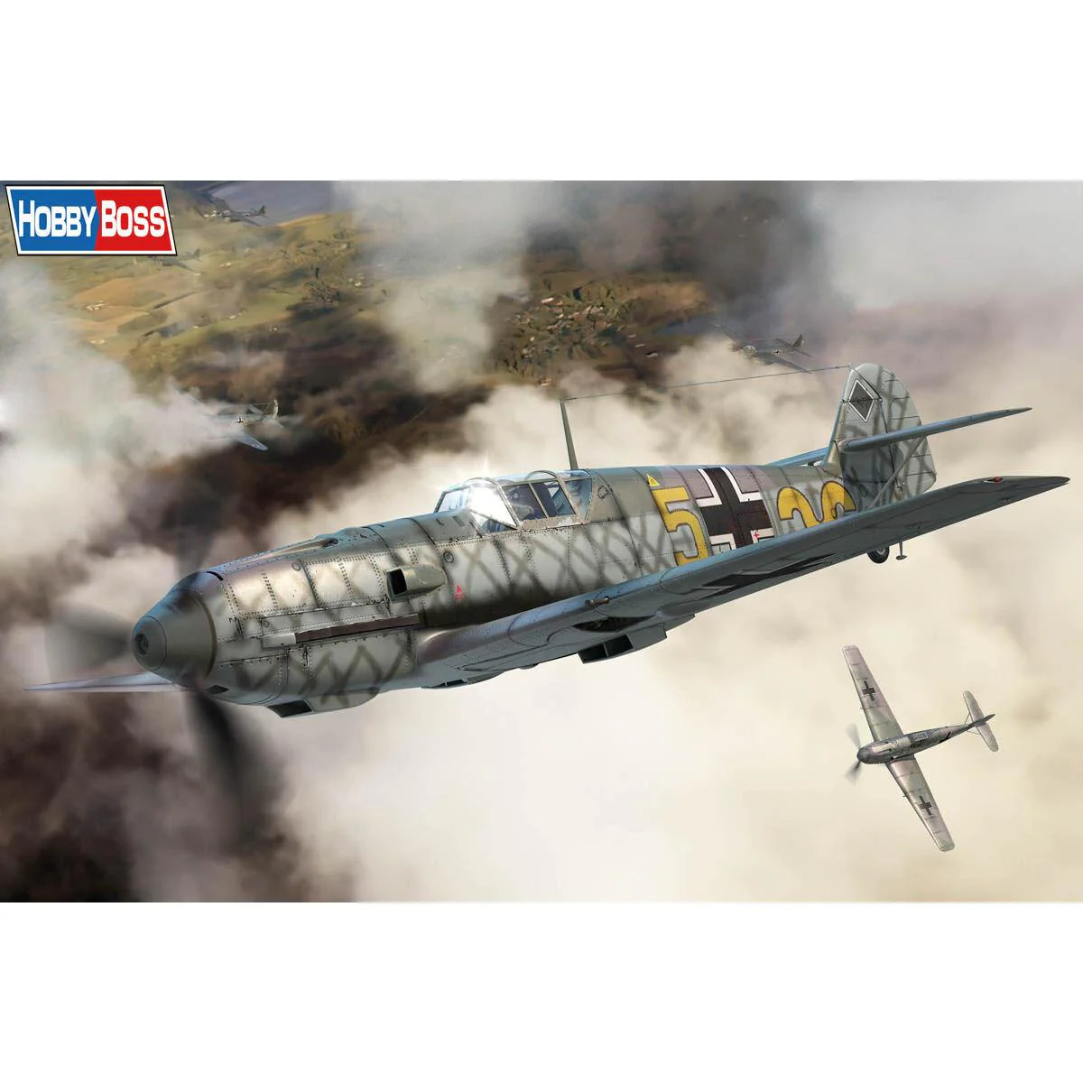 Hobby Boss 1/48 Messerschmitt Bf109E-3 Plastic Model Kit - Image 2